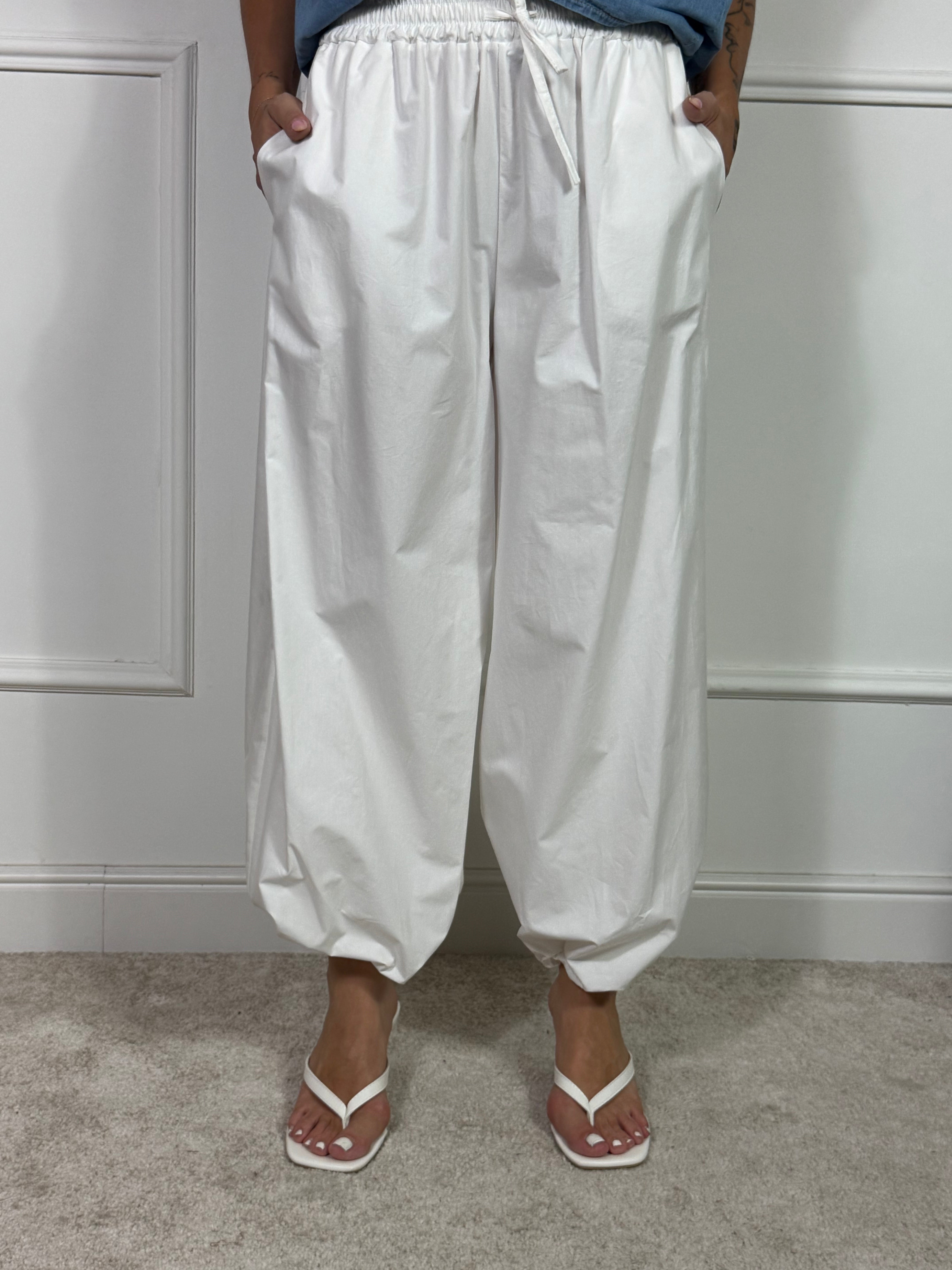 Pantalone in TELA COTONE a palloncino KIKISIX