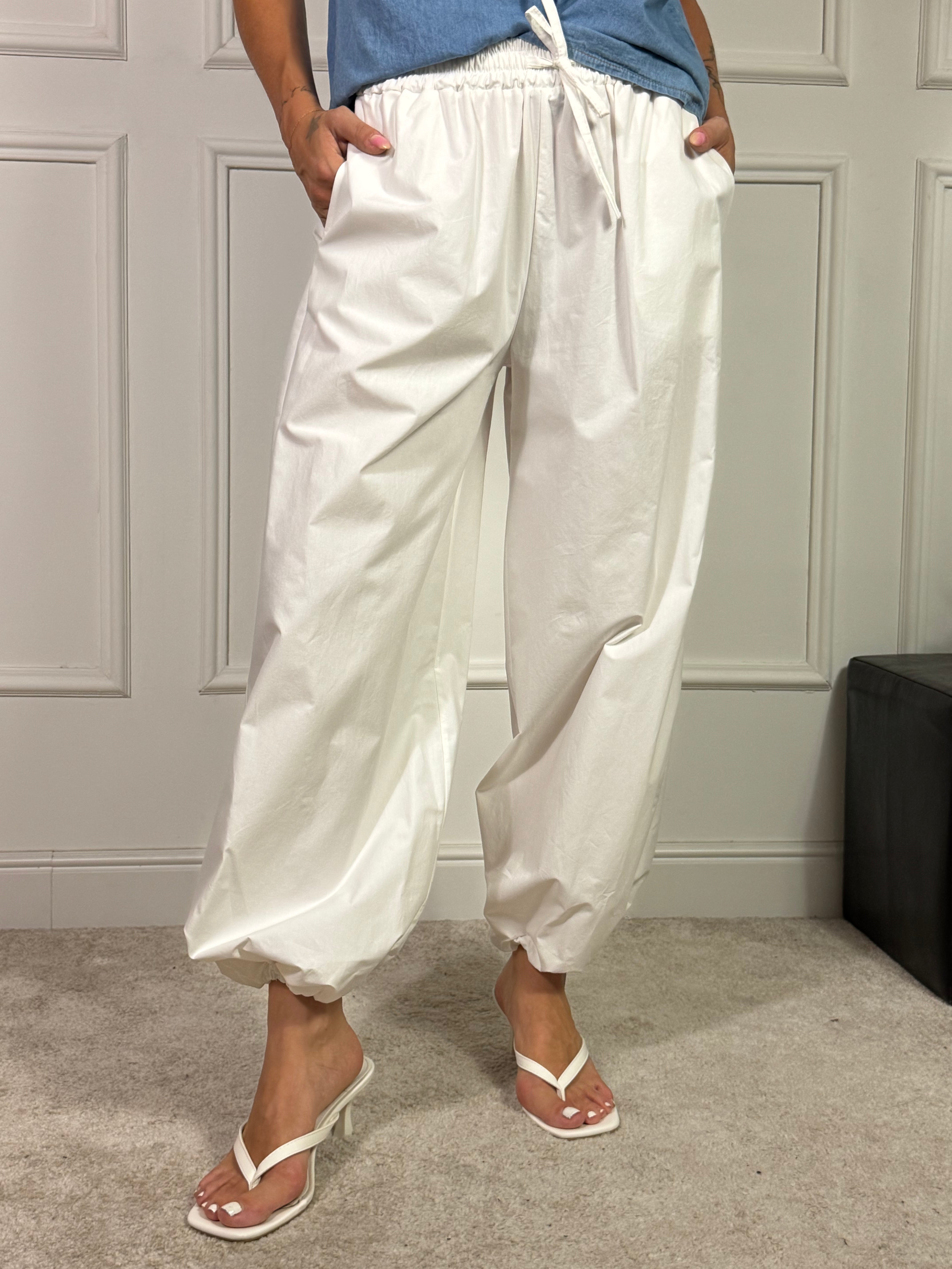 Pantalone in TELA COTONE a palloncino KIKISIX