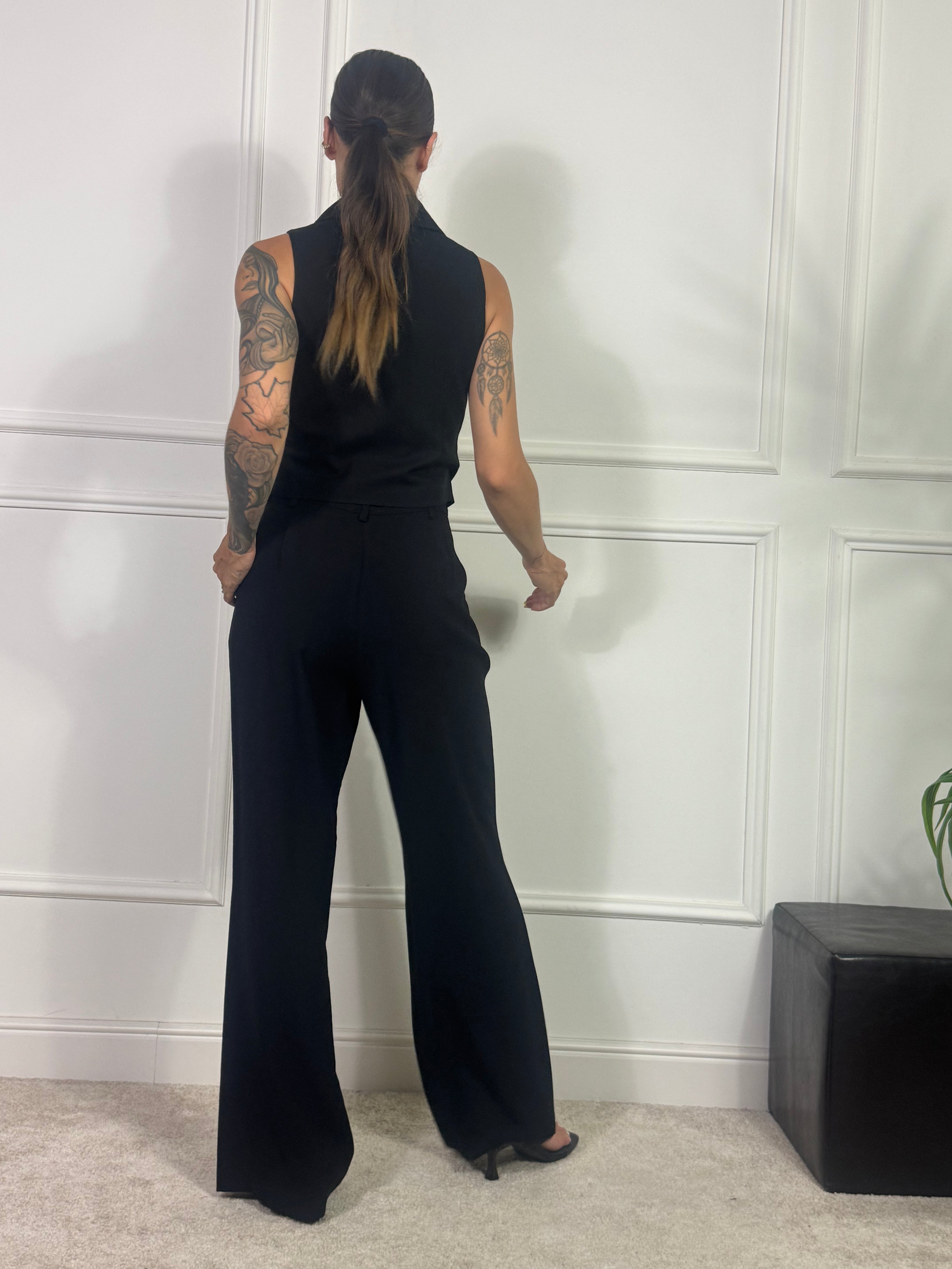 Pantalone FLARED Susy Mix NERVINA PIEGA A VISTA