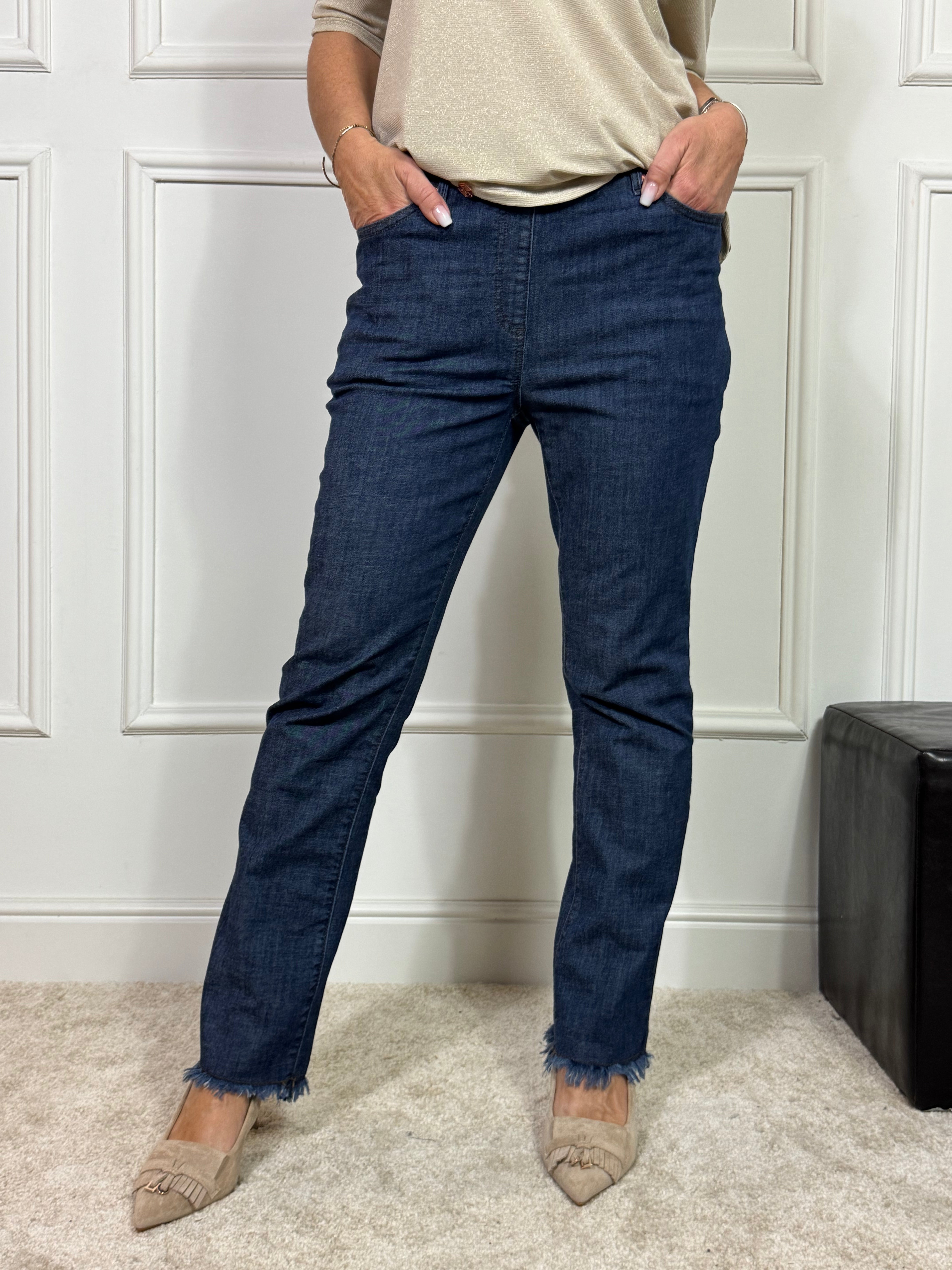 Pantalone modello STRAIGHT WITH POCKETS JEANS Ragno ART. DQ11PP