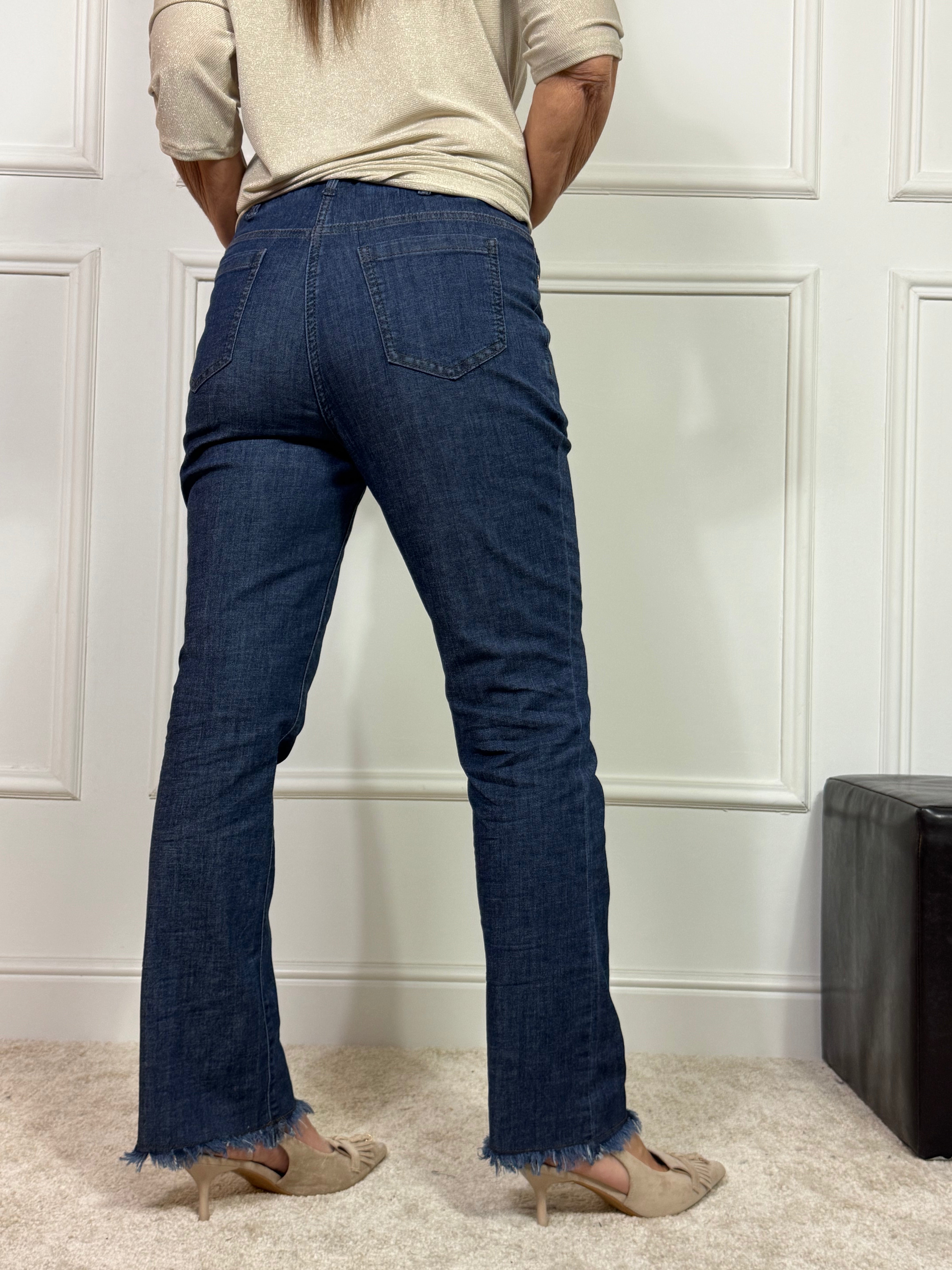 Pantalone modello STRAIGHT WITH POCKETS JEANS Ragno ART. DQ11PP