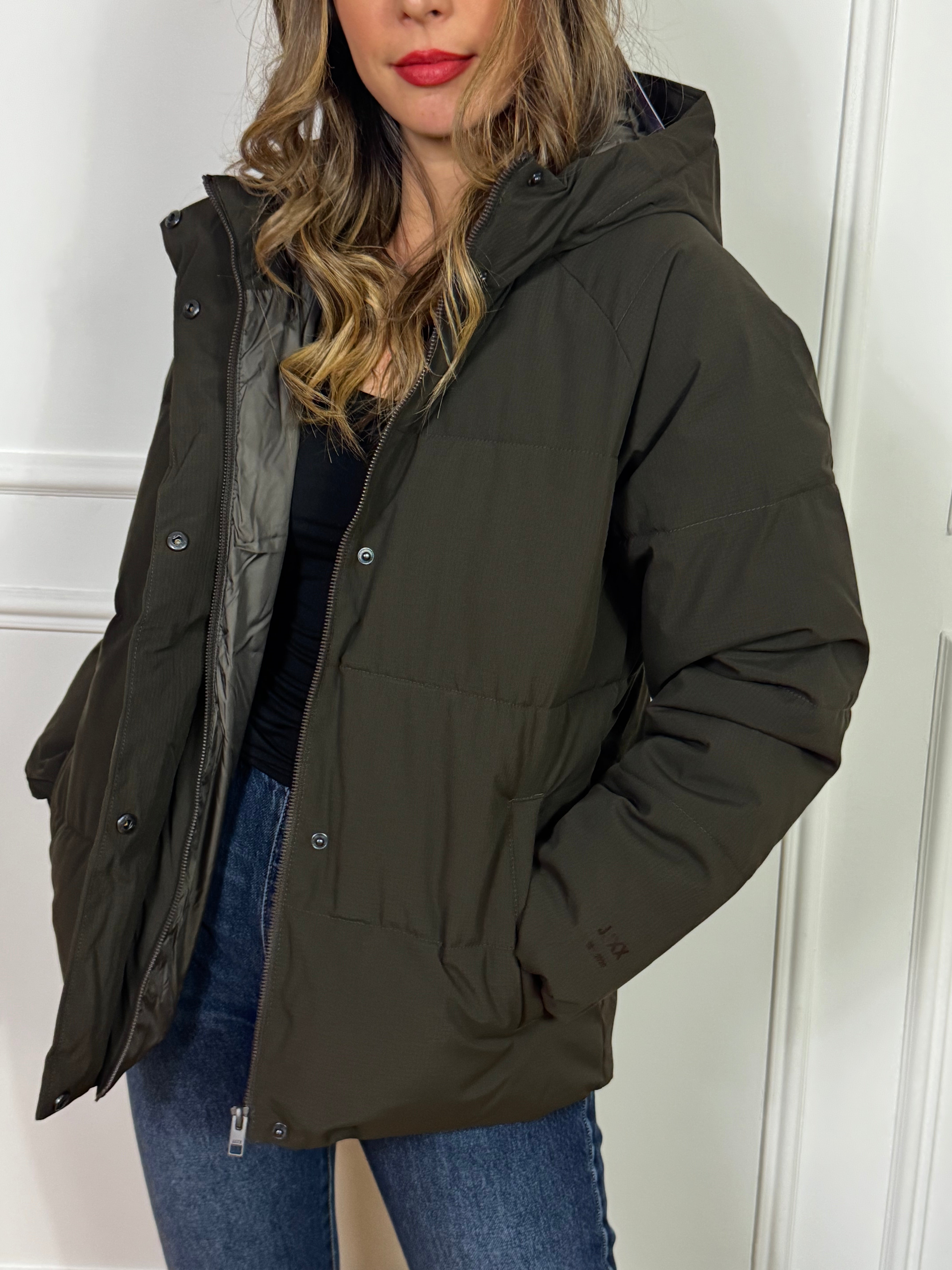 Giacca piumino GLOBAL PUFFER JJXX con CAPPUCCIO