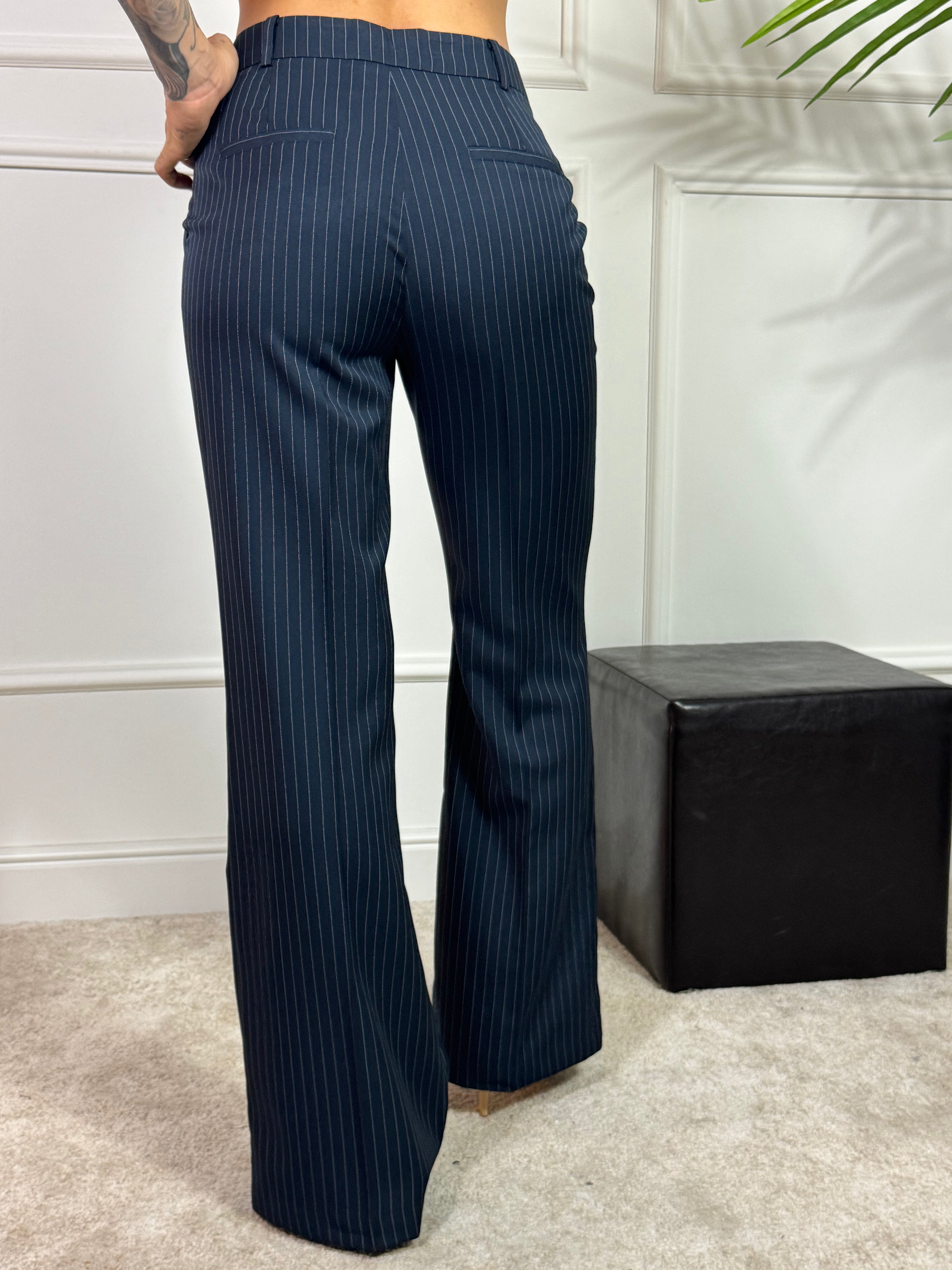 Pantalone FLARED You Decide GESSATO BLU NOTTE
