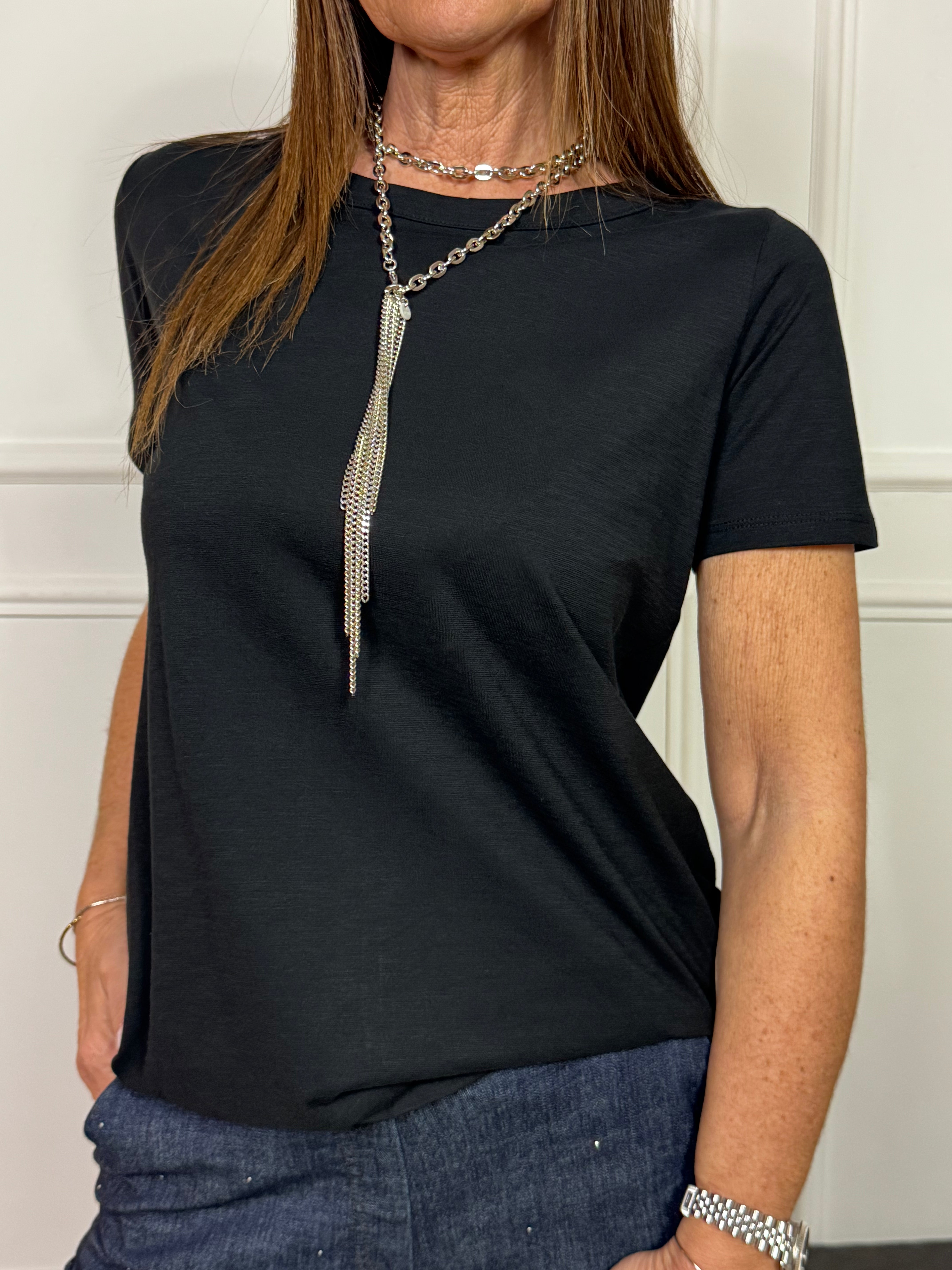 T-SHIRT GIROCOLLO SOFT FIT Ragno ART. DN36T7