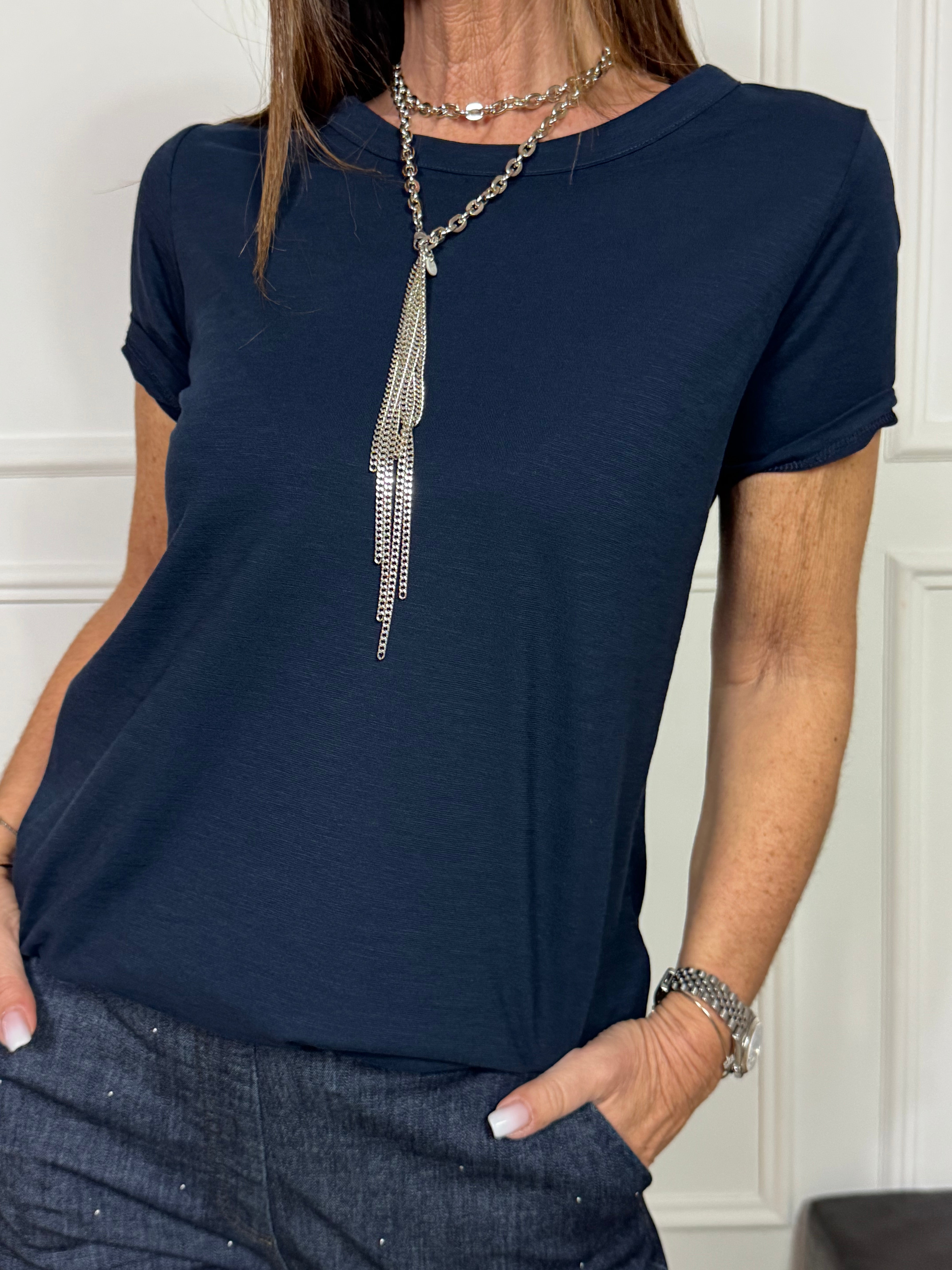 T-SHIRT GIROCOLLO SOFT FIT Ragno ART. DN36T7