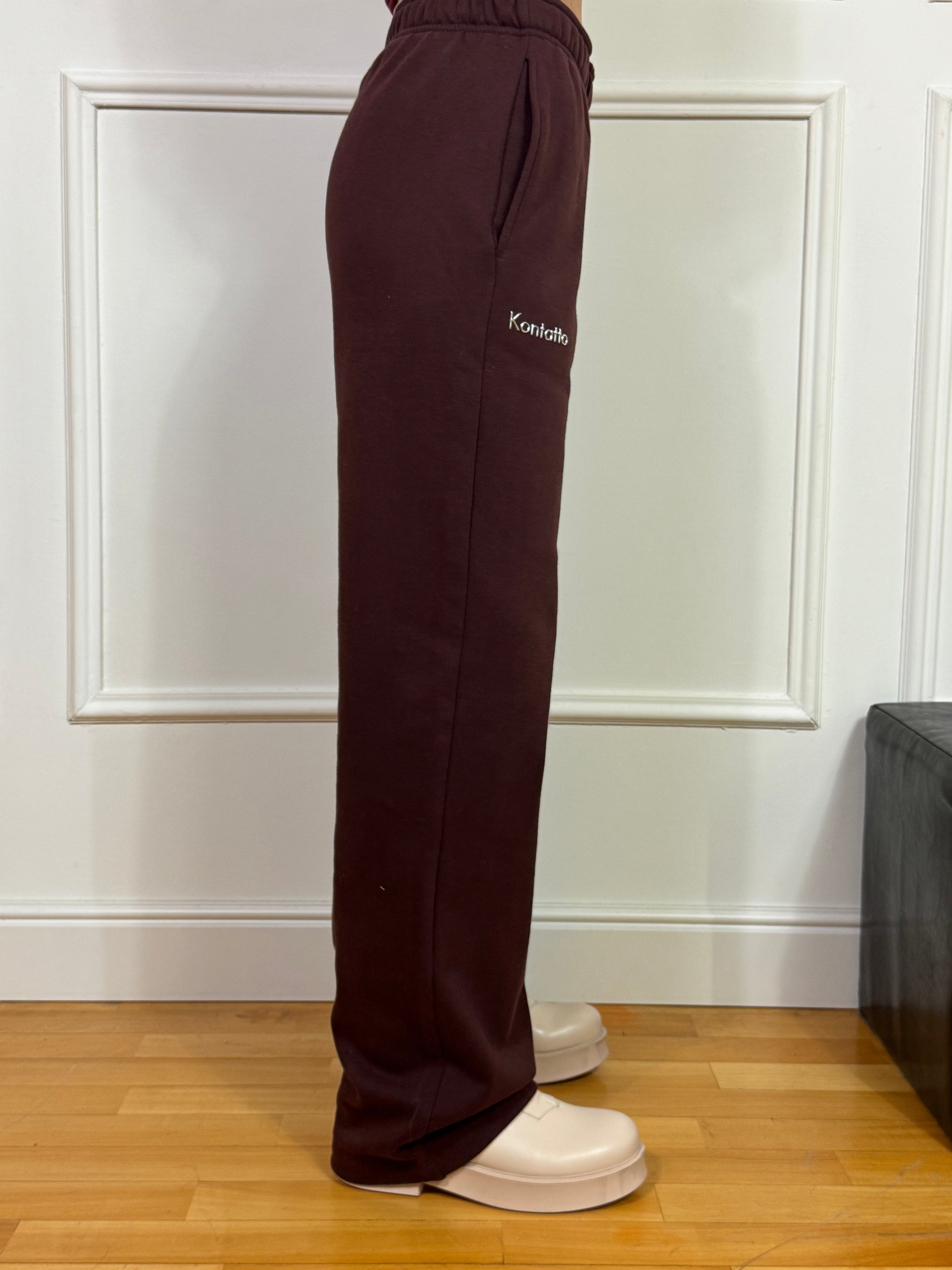 Pantalone tuta gamba dritta Kontatto