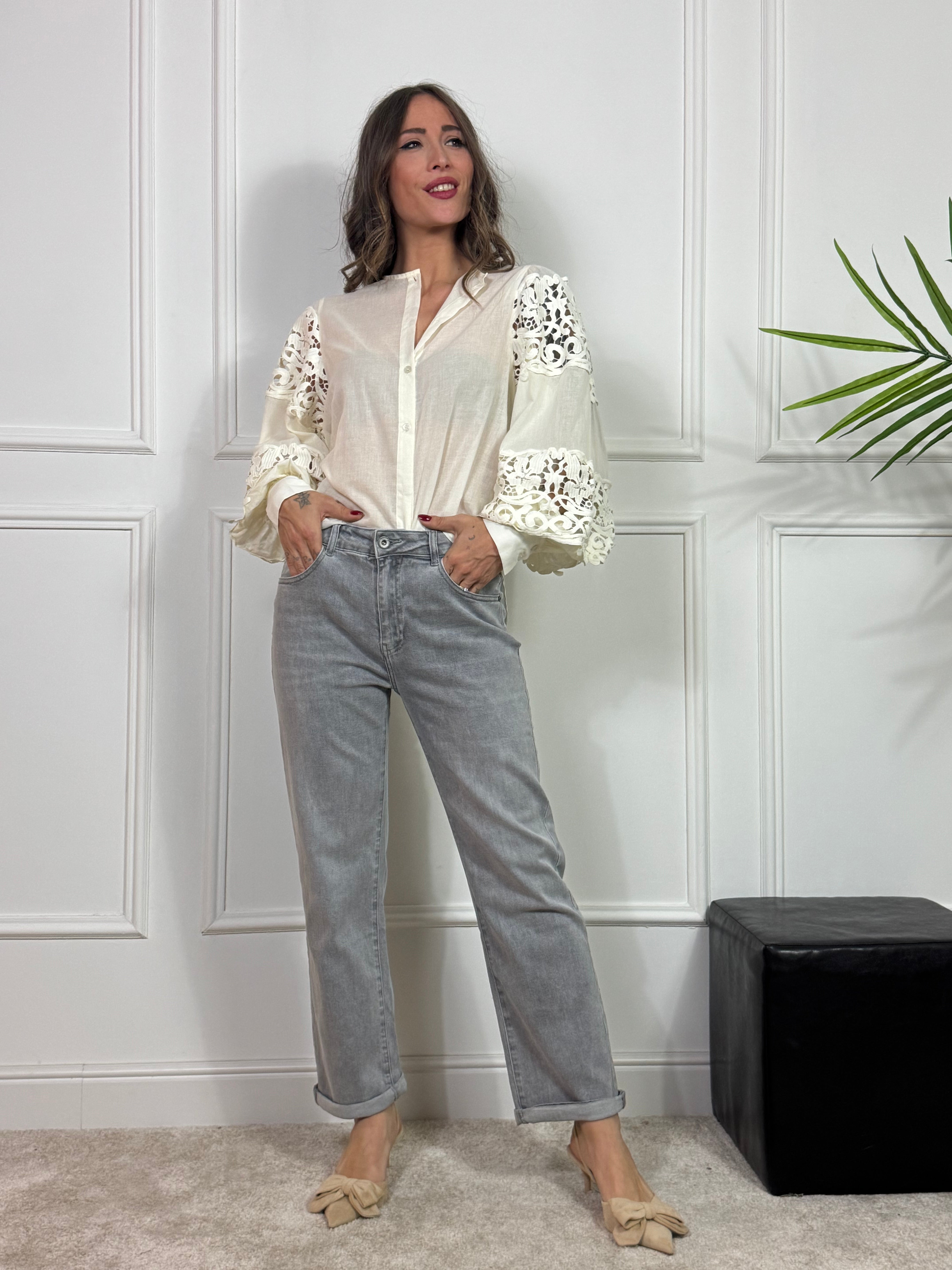 Jeans elasticizzato You Decide CASUAL - GRIGIO DELAVE'