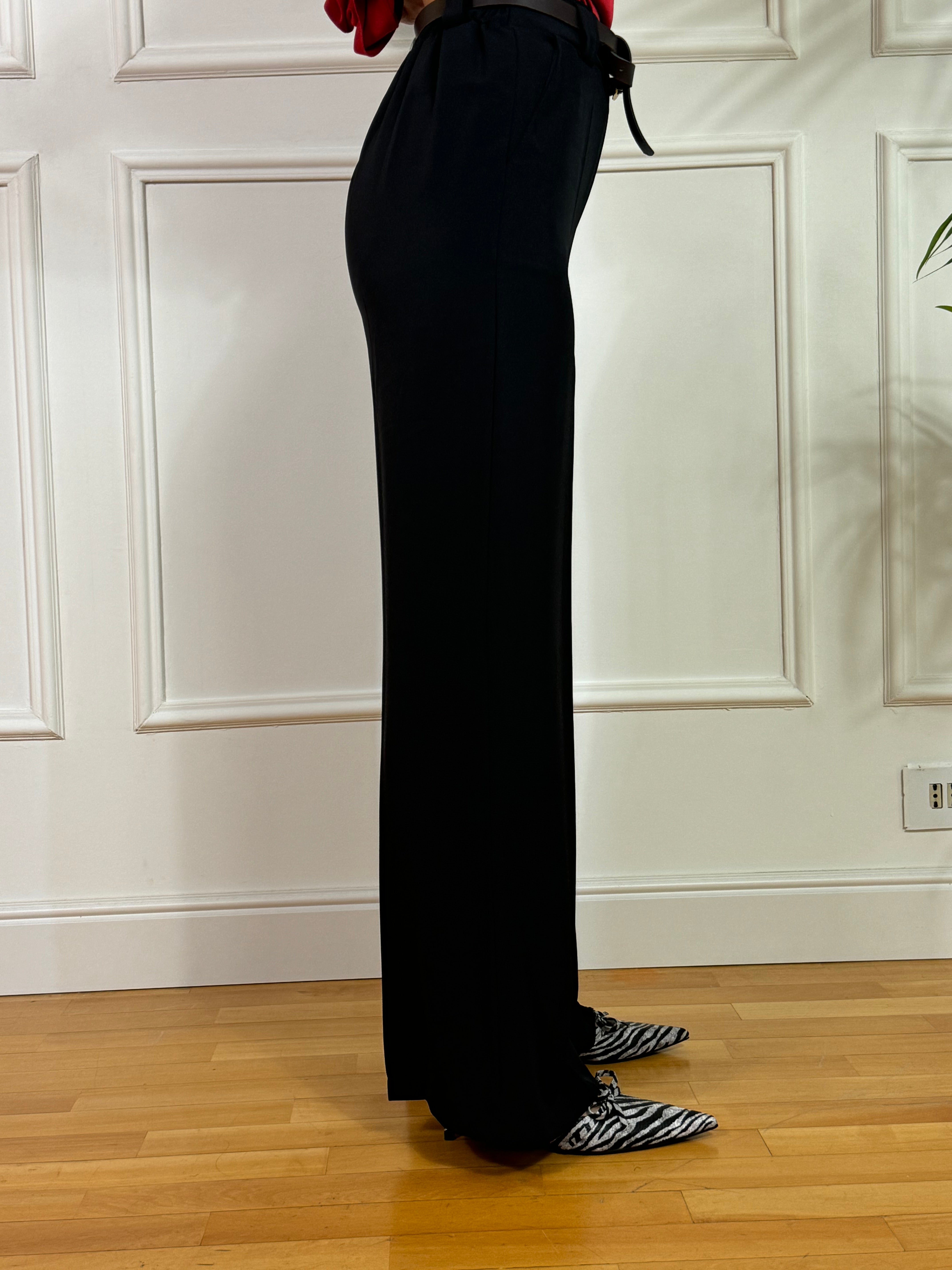 Pantalone Susy Mix dritto con cintura