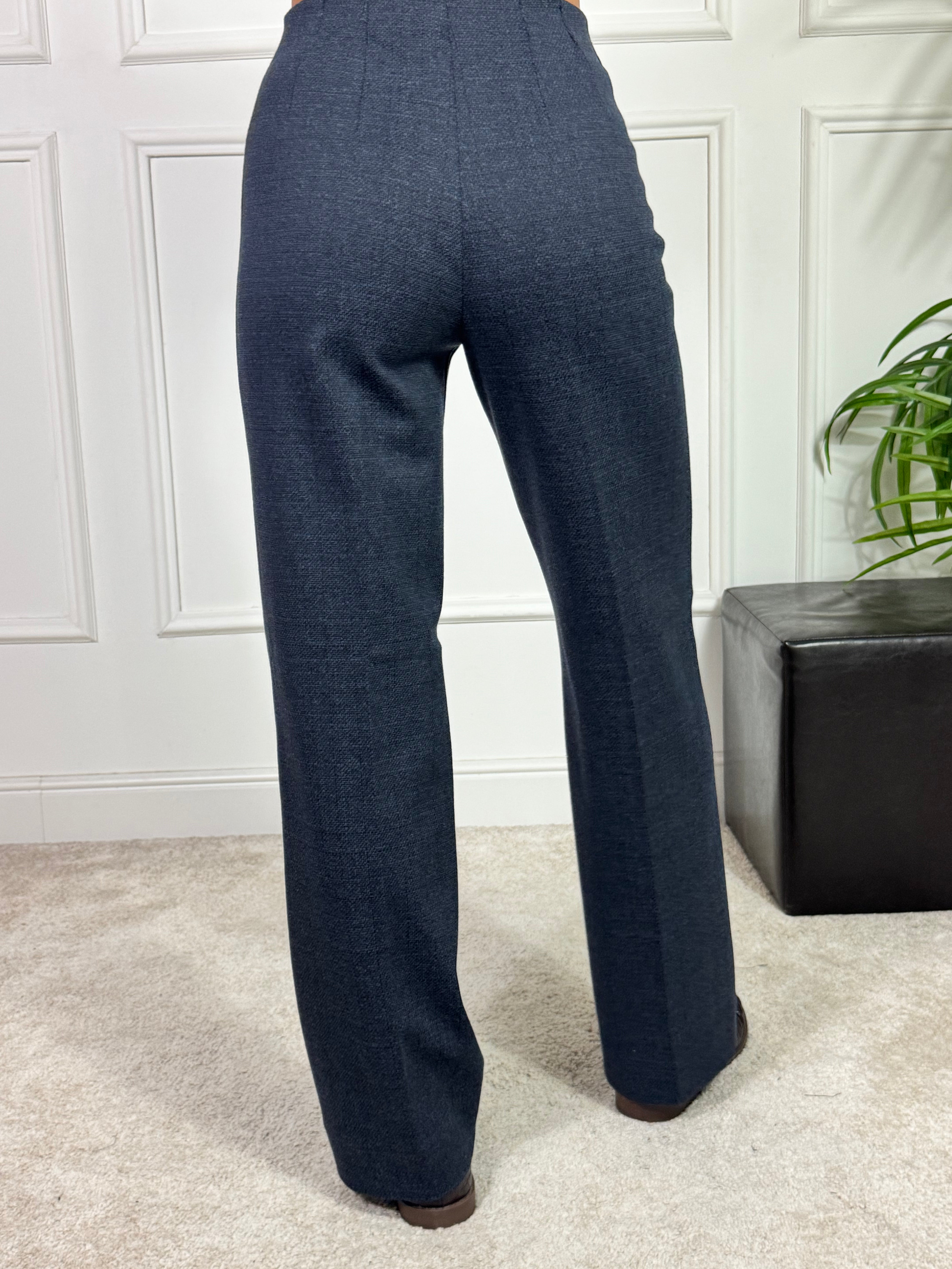 PANTALONE WIDE Ragno JACQUARD TEXTURE MELANGE