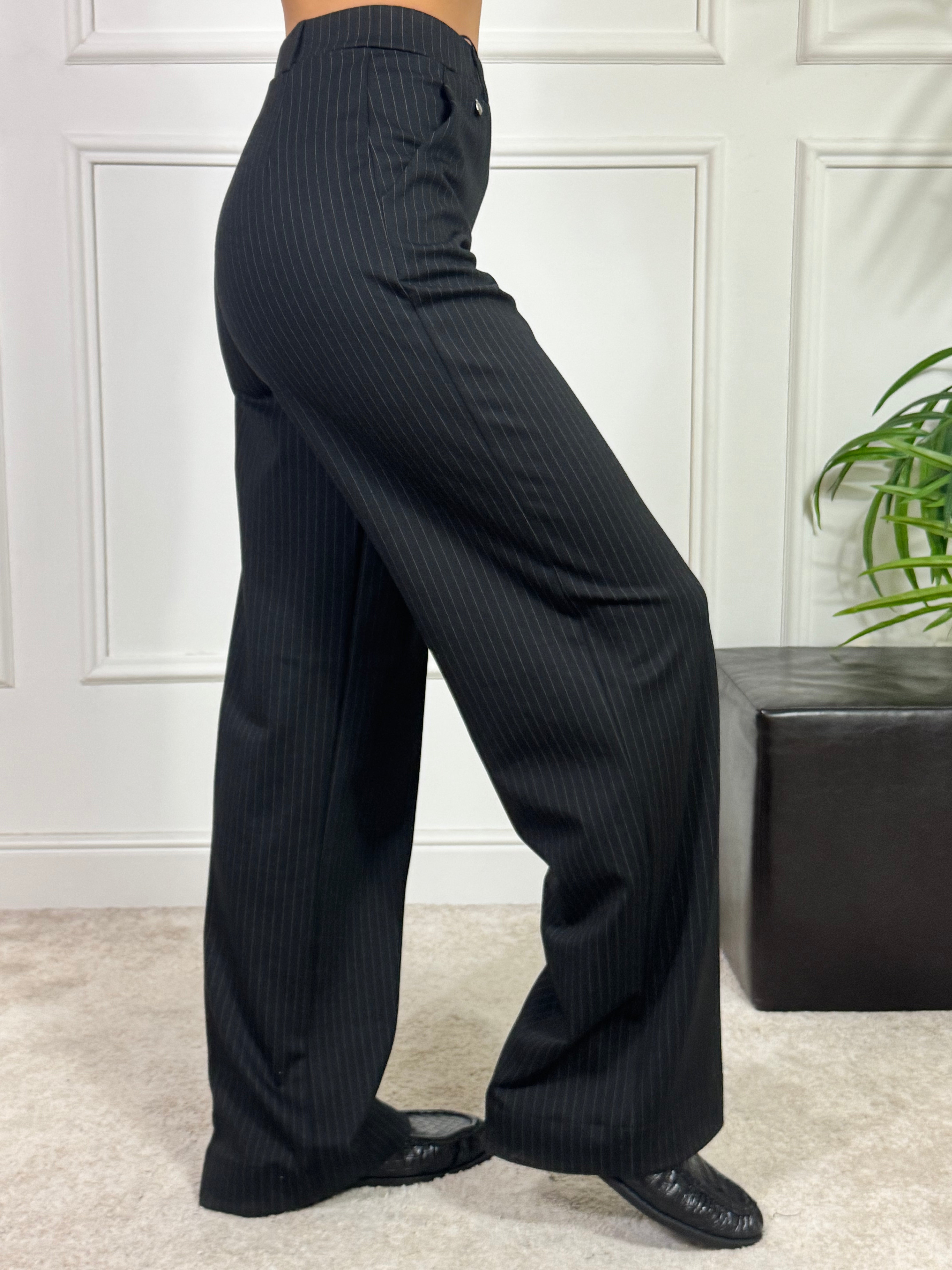 PANTALONE PALAZZO Ragno GESSATO