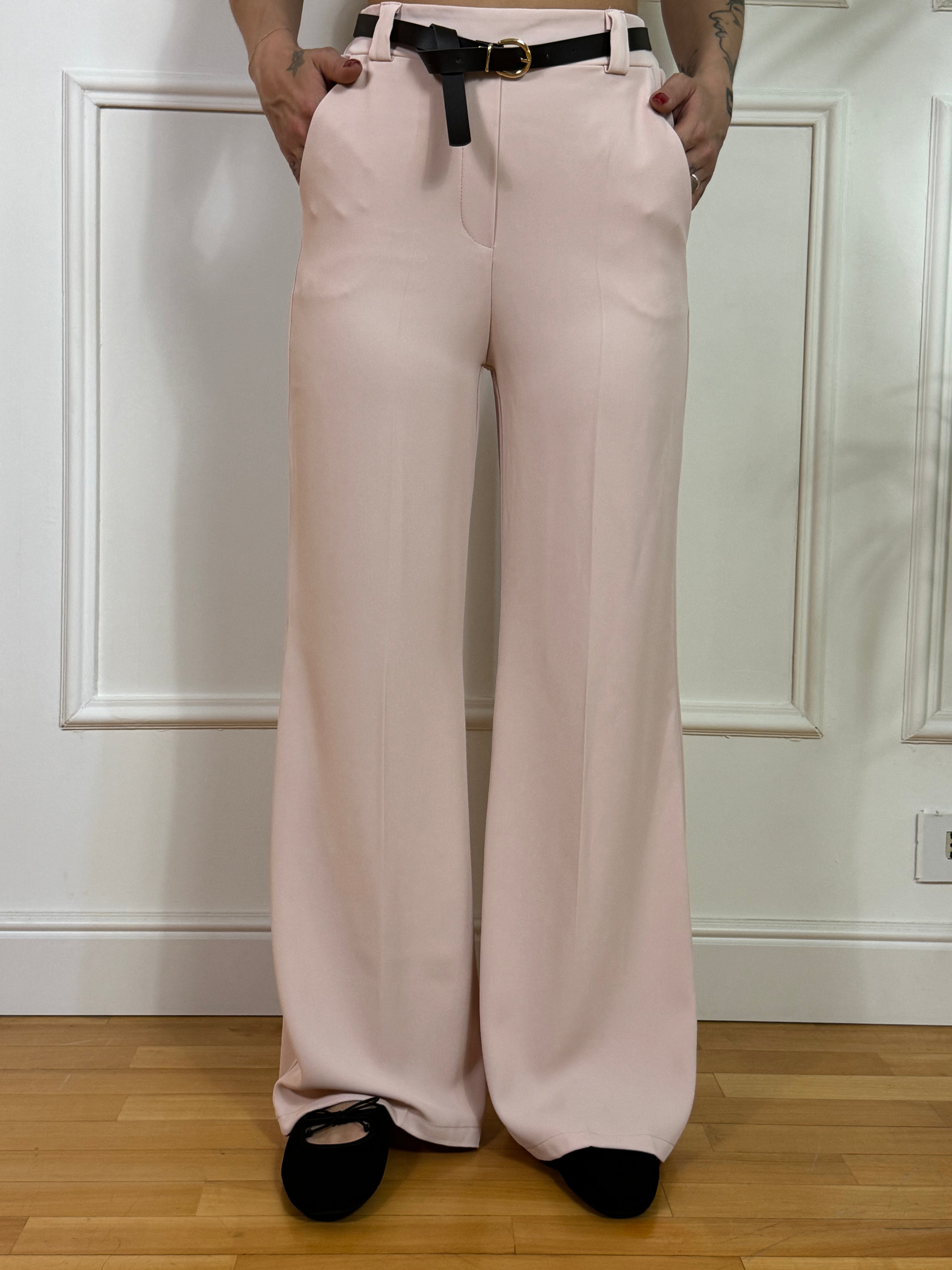 Pantalone Susy Mix dritto con cintura
