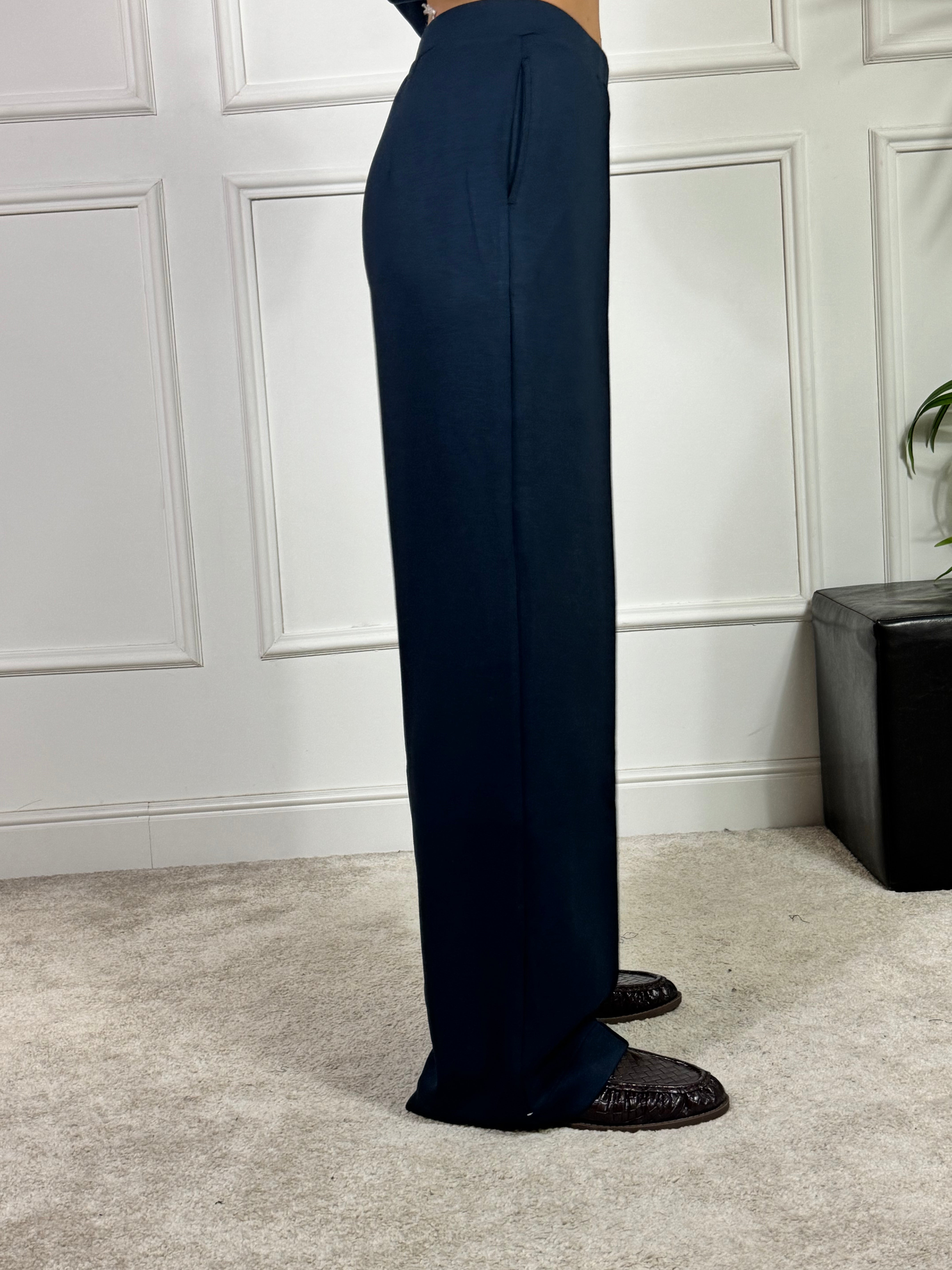 Pantalone tuta tessuto tecnico Ragno WIDE PALAZZO