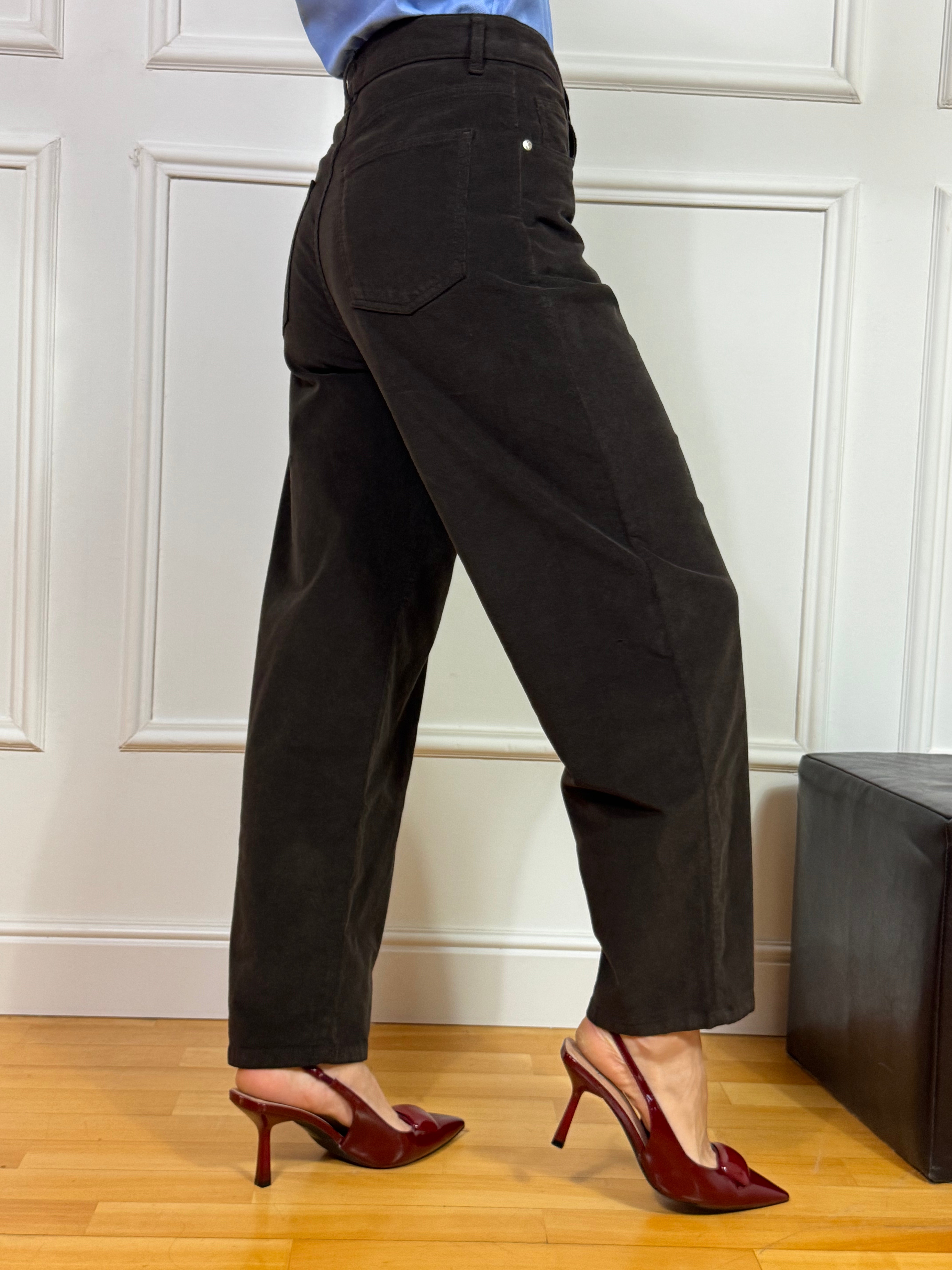 Pantalone in velluto Susy Mix baloon