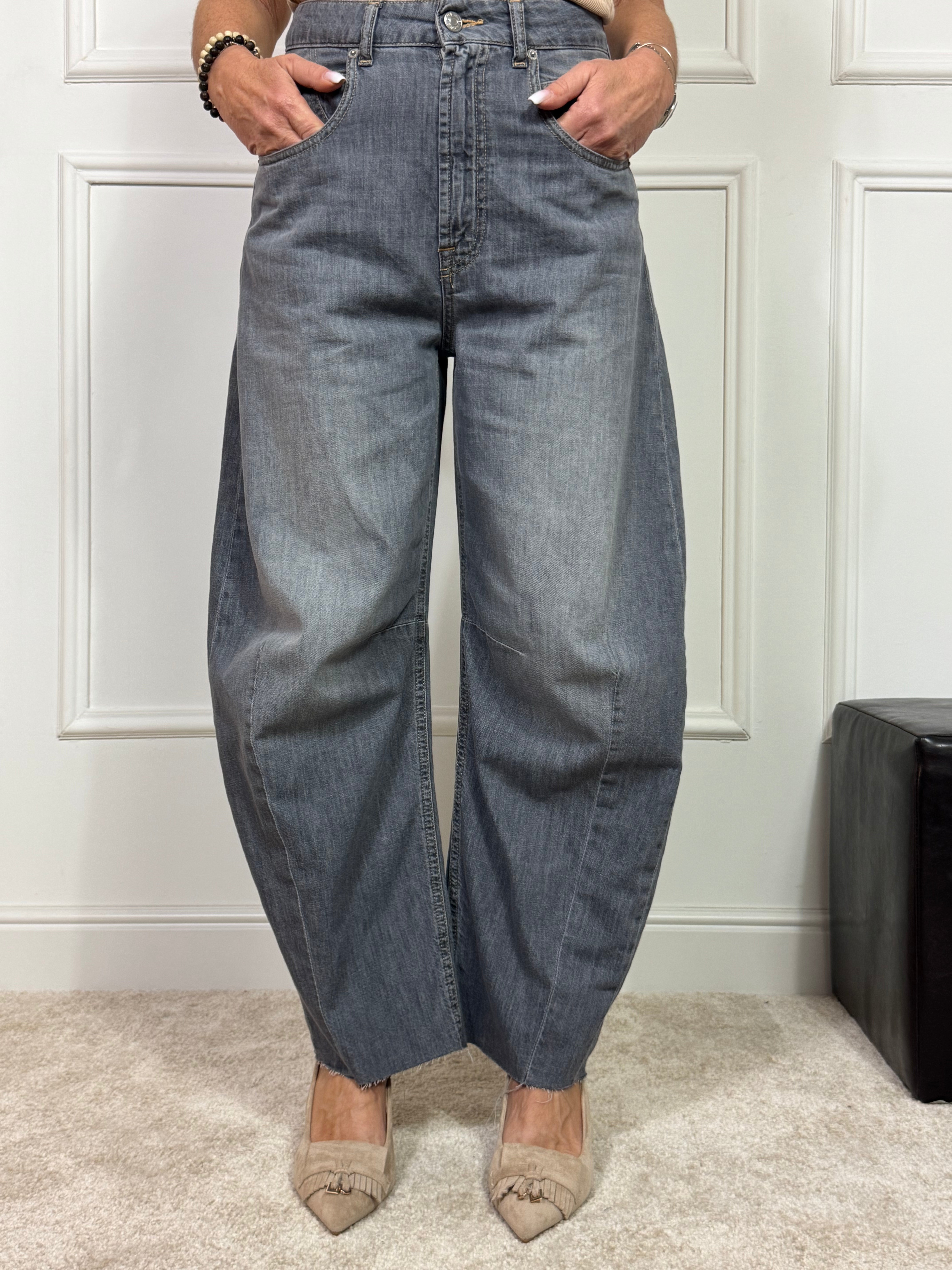 Jeans Have One BARBARA - colore DENIM GRIGIO