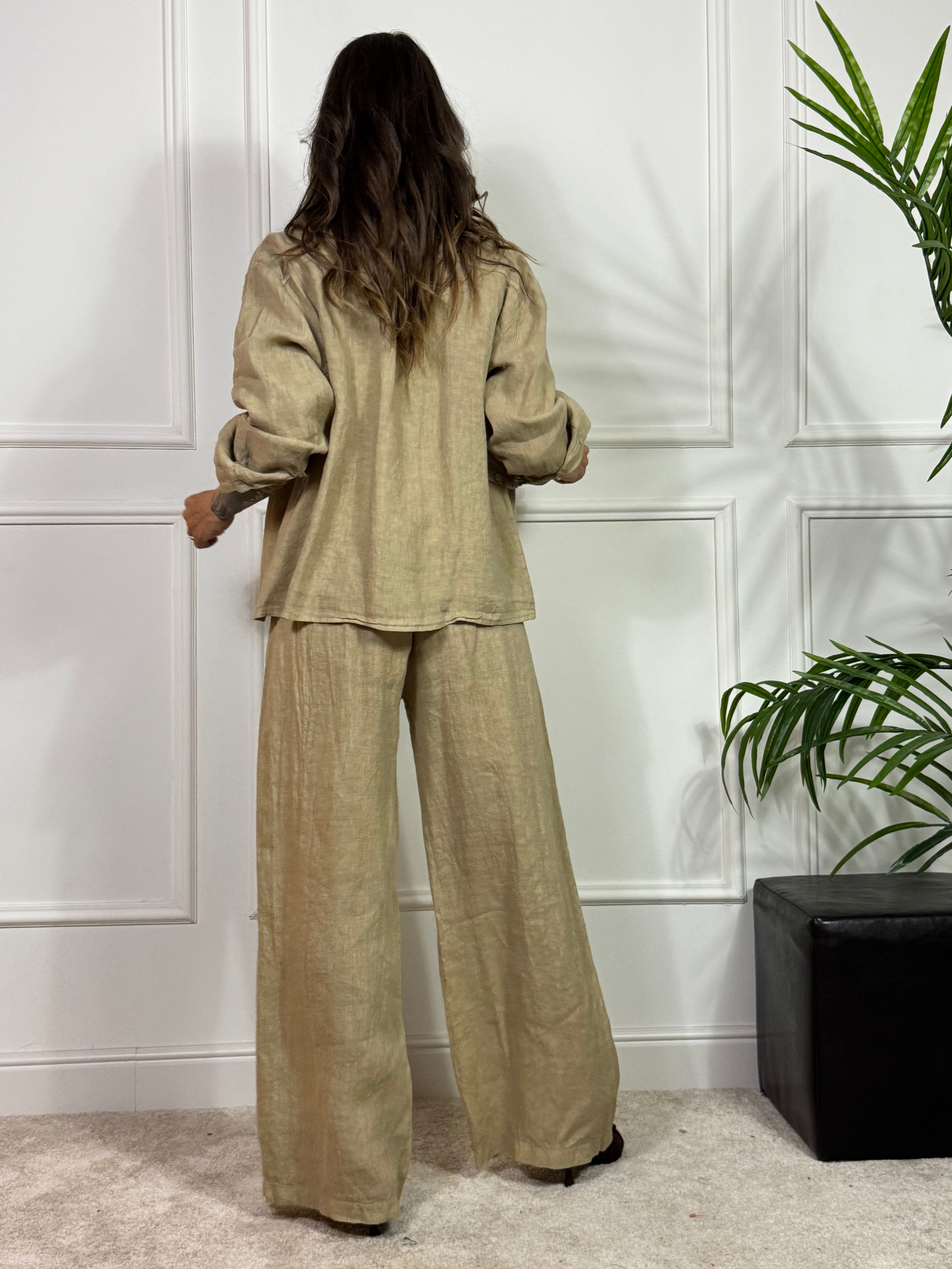 Pantalone in lino Kontatto