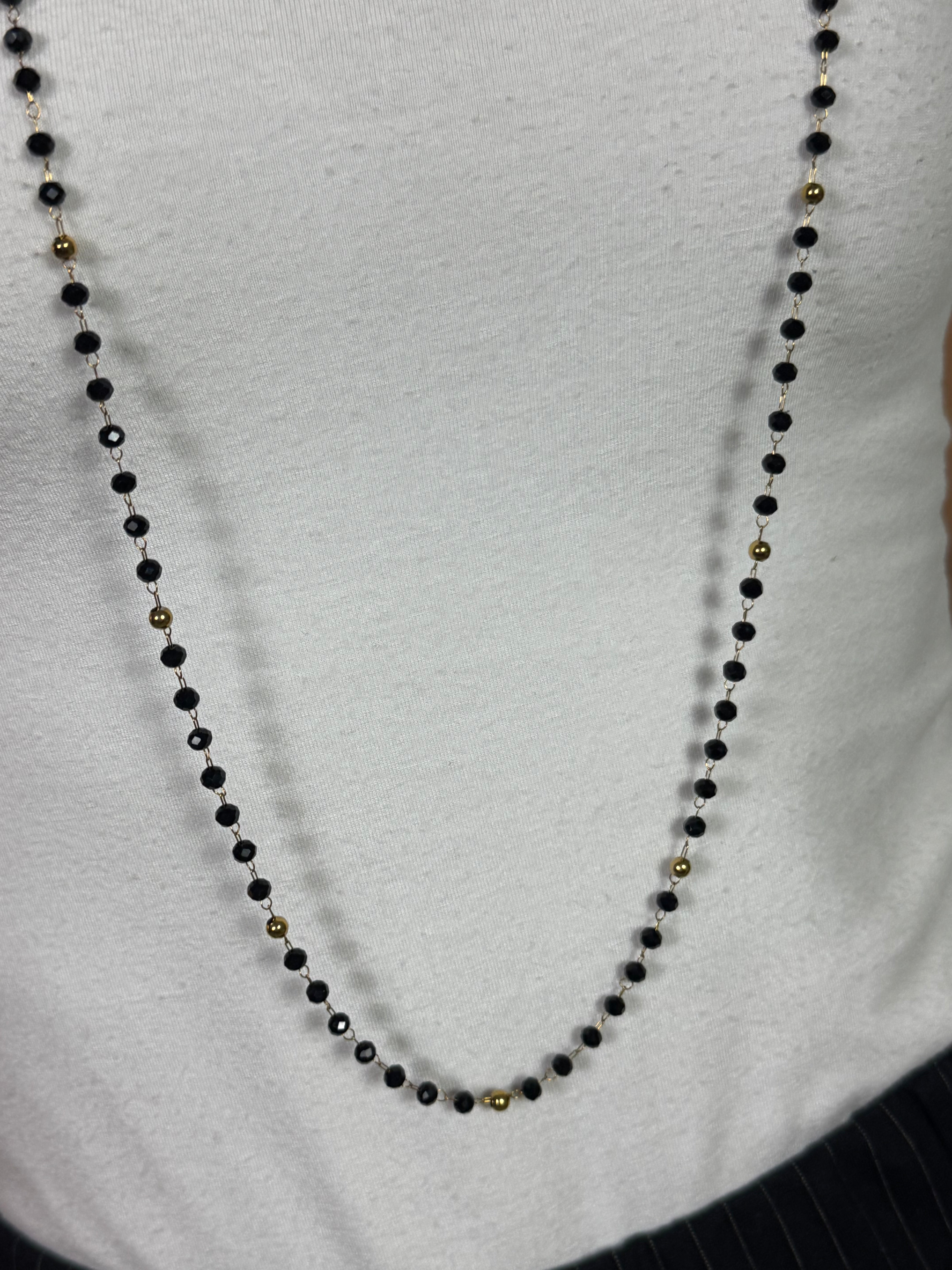 Collana Momi MICROCRISTALLI E PERLINE ORO