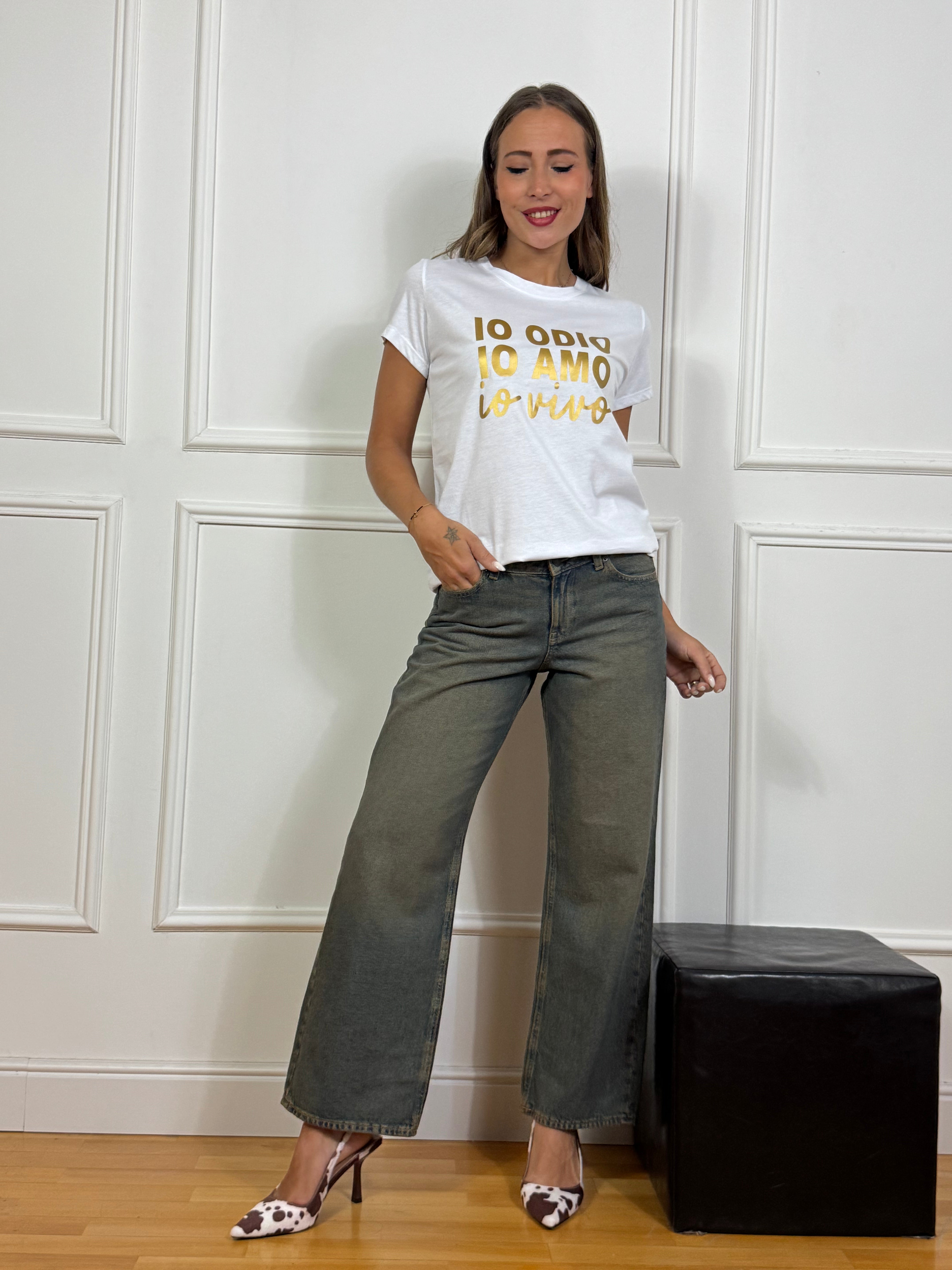 Jeans JJXX PALERMO - LOOSE - lavaggio medium sabbiato