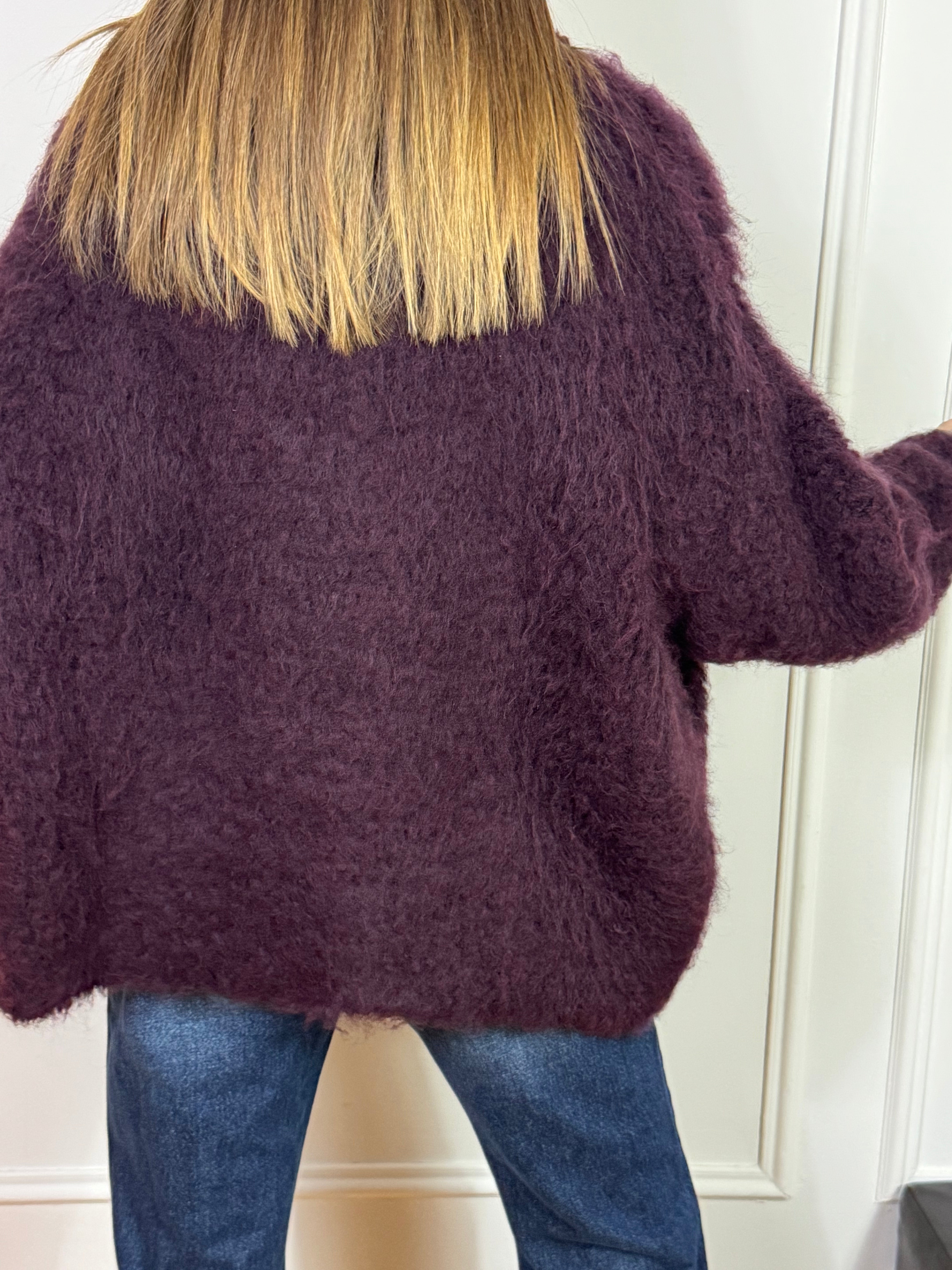 Cappotto CORTO oversize misto mohair  Kontatto