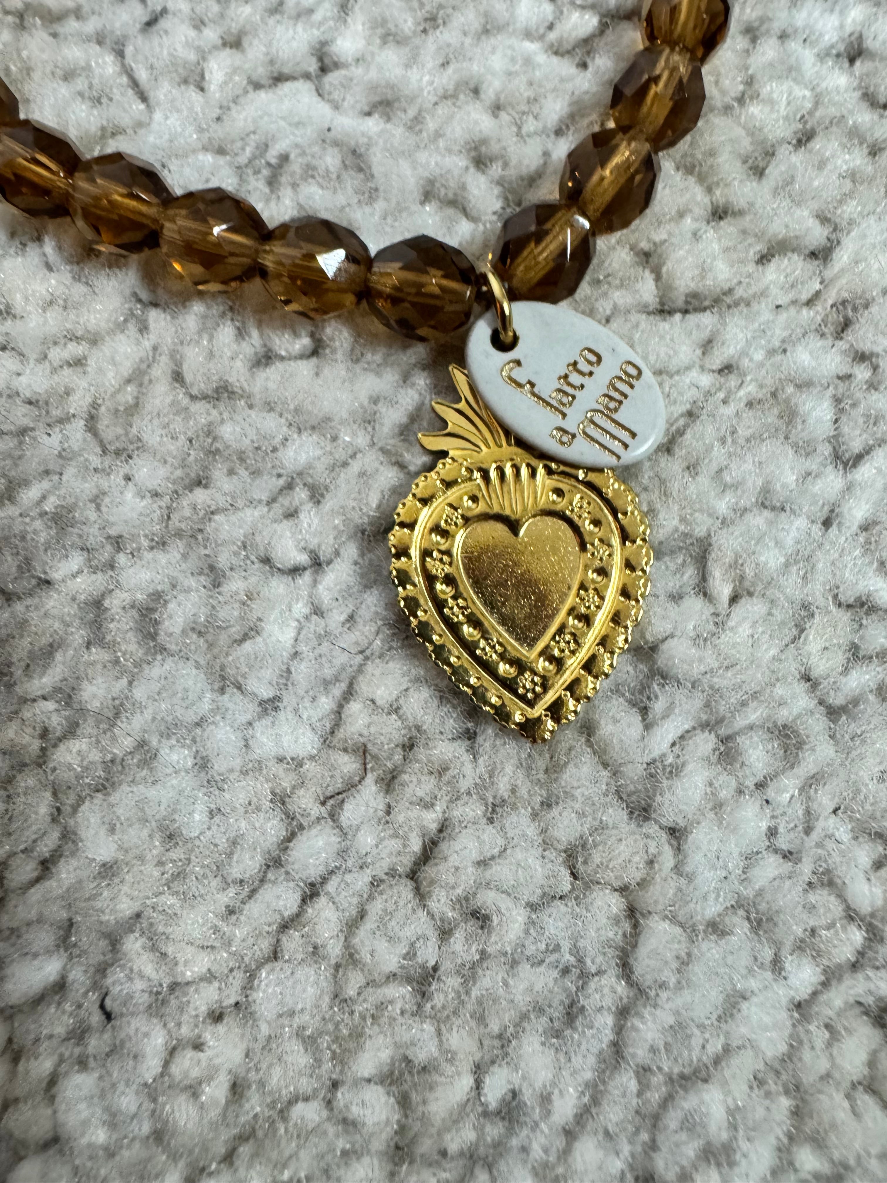 BRACCIALE Momi - SACRO CUORE - AMBRA