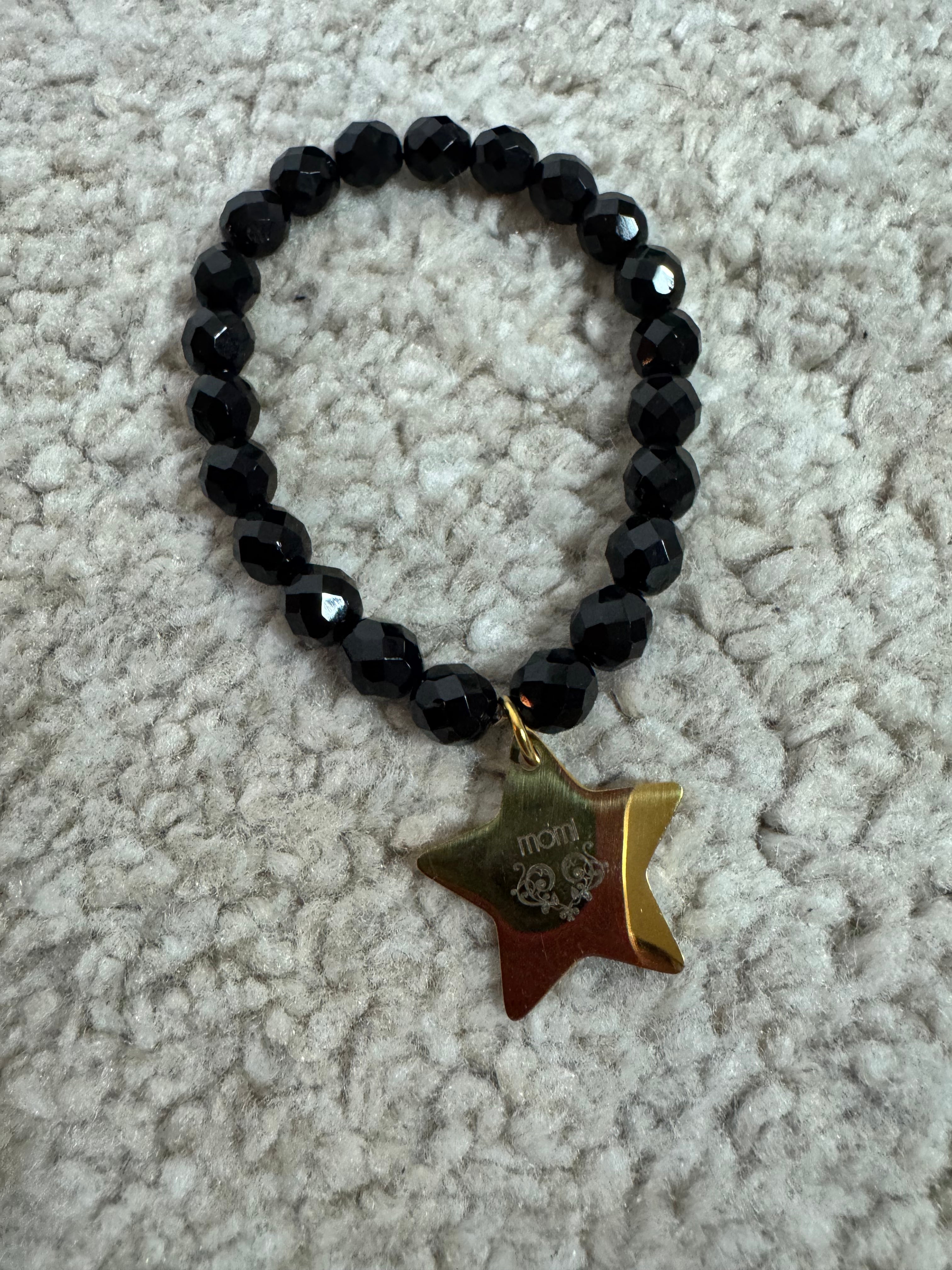 BRACCIALE Momi - STELLA - NERO