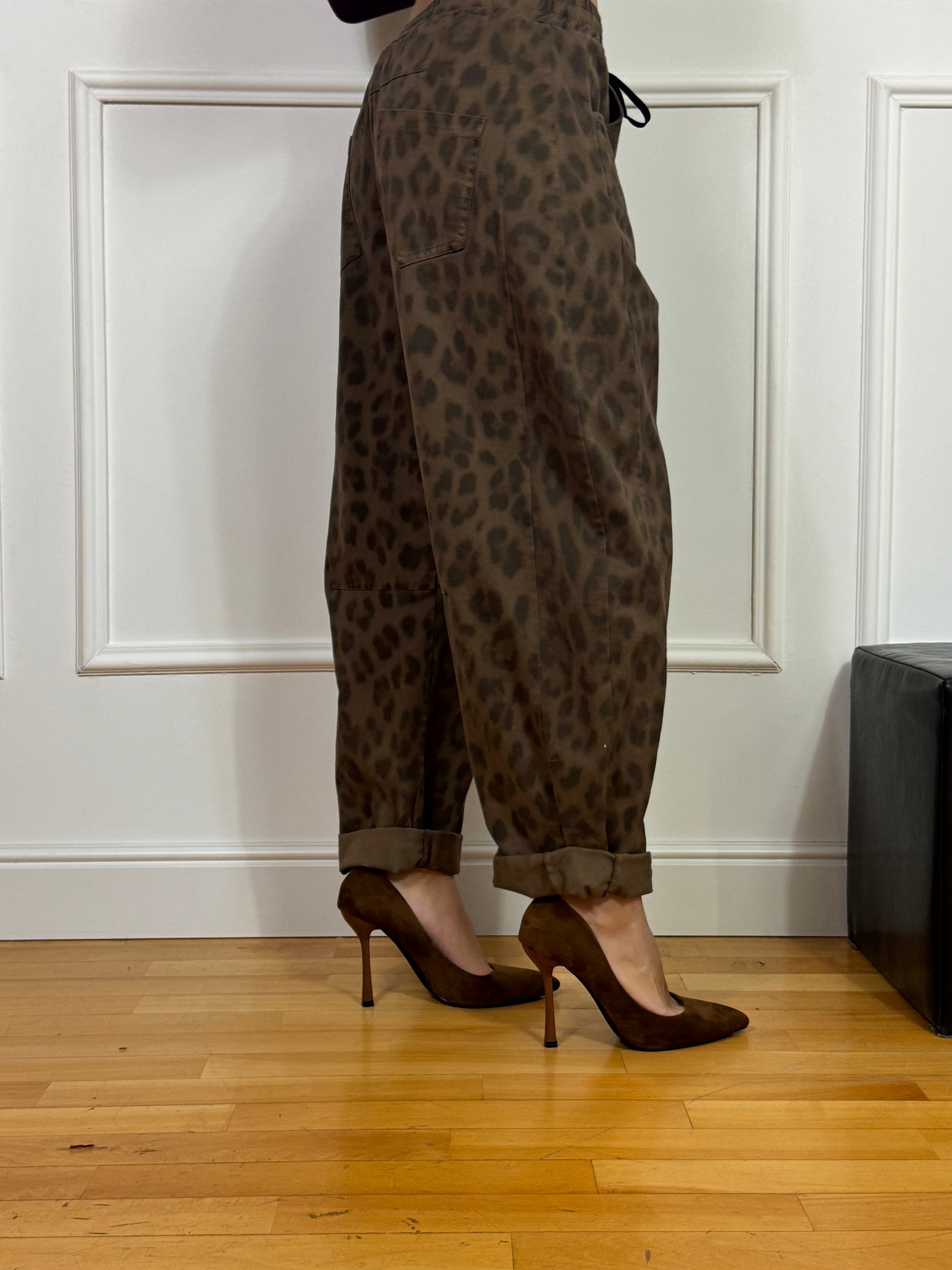 Pantalone balloon maculato Kikisix