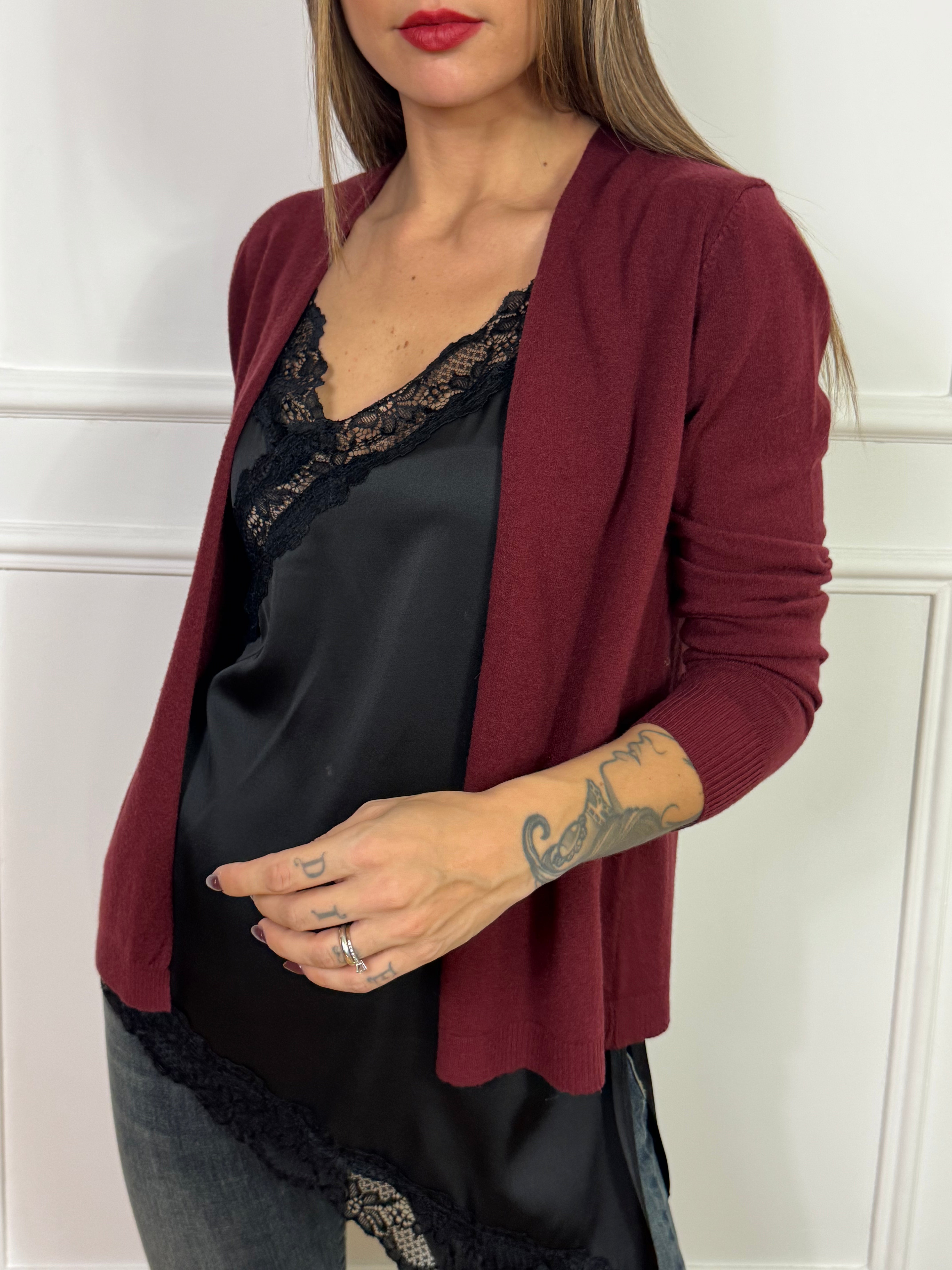 Cardigan corto Kikisix APERTO