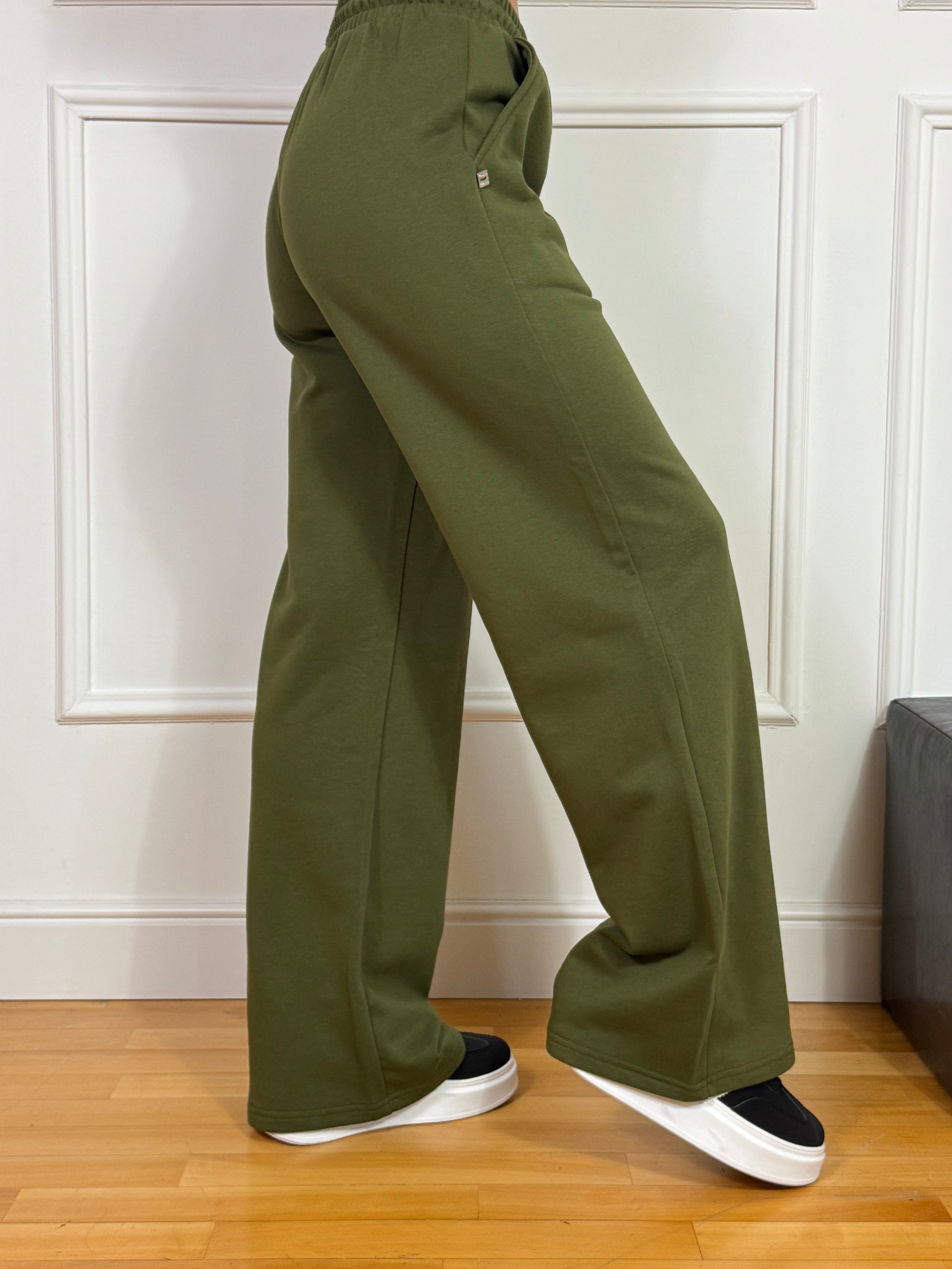 Pantalone ampio in felpa Manila Grace