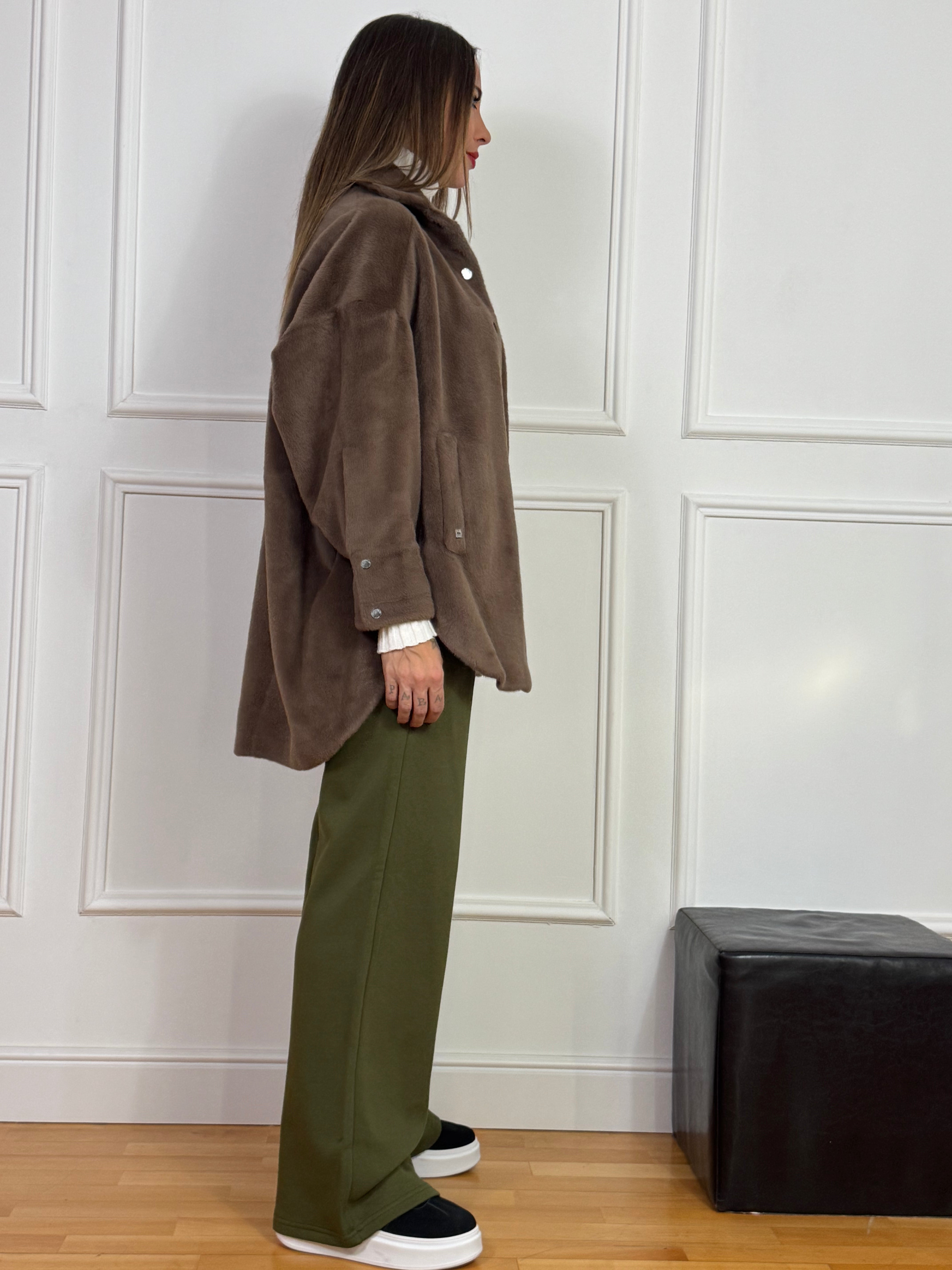 Giubbotto Eco pelliccia GAIA Manila Grace - MANICA LUNGA