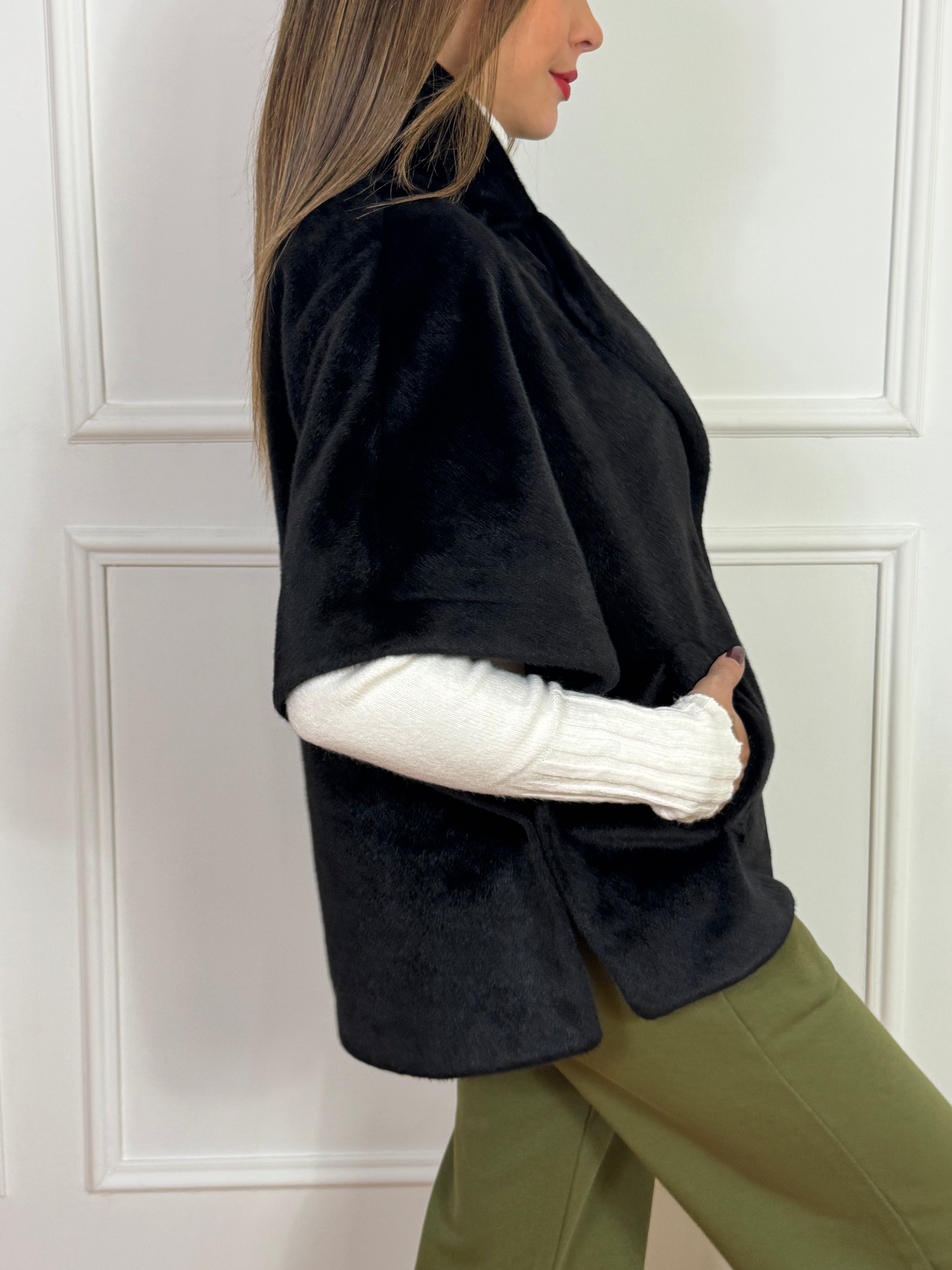 CAPPA DOPPIOPETTO eco pelliccia GAIA Manila Grace - MANICA A CAPPA