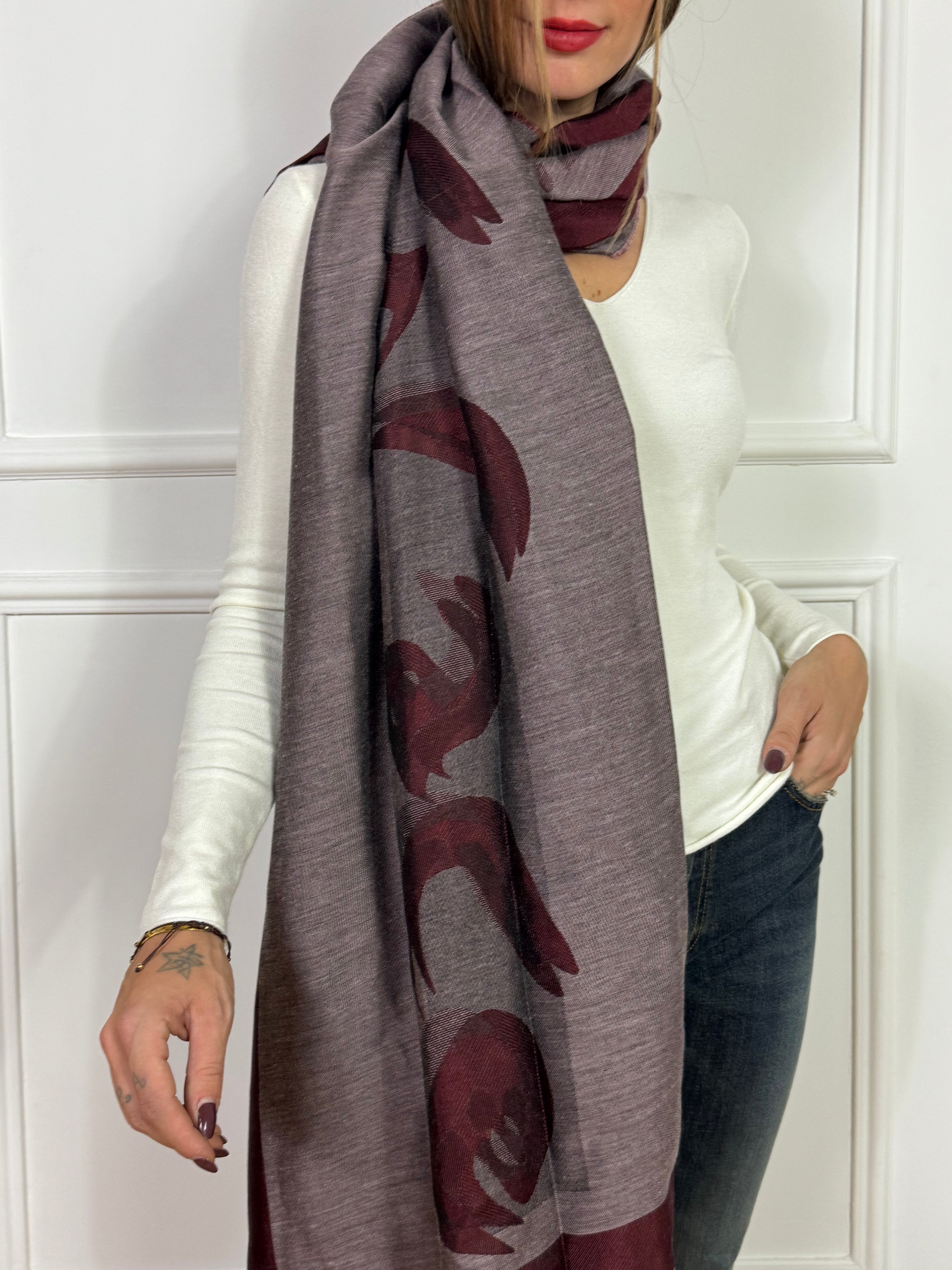 Sciarpa Manila Grace RIQUADRO LOGO