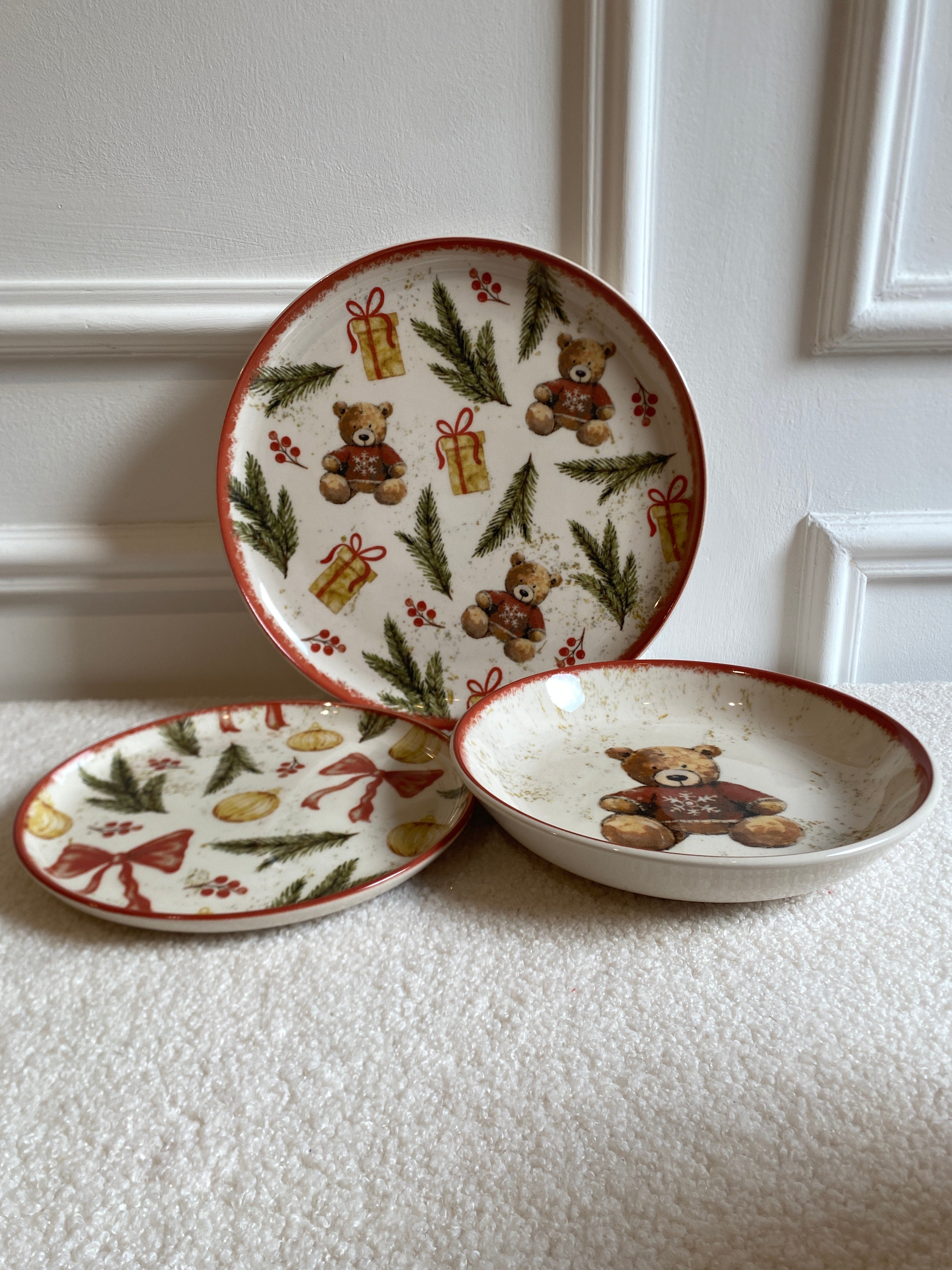 Piatti set 18pz Orsetto