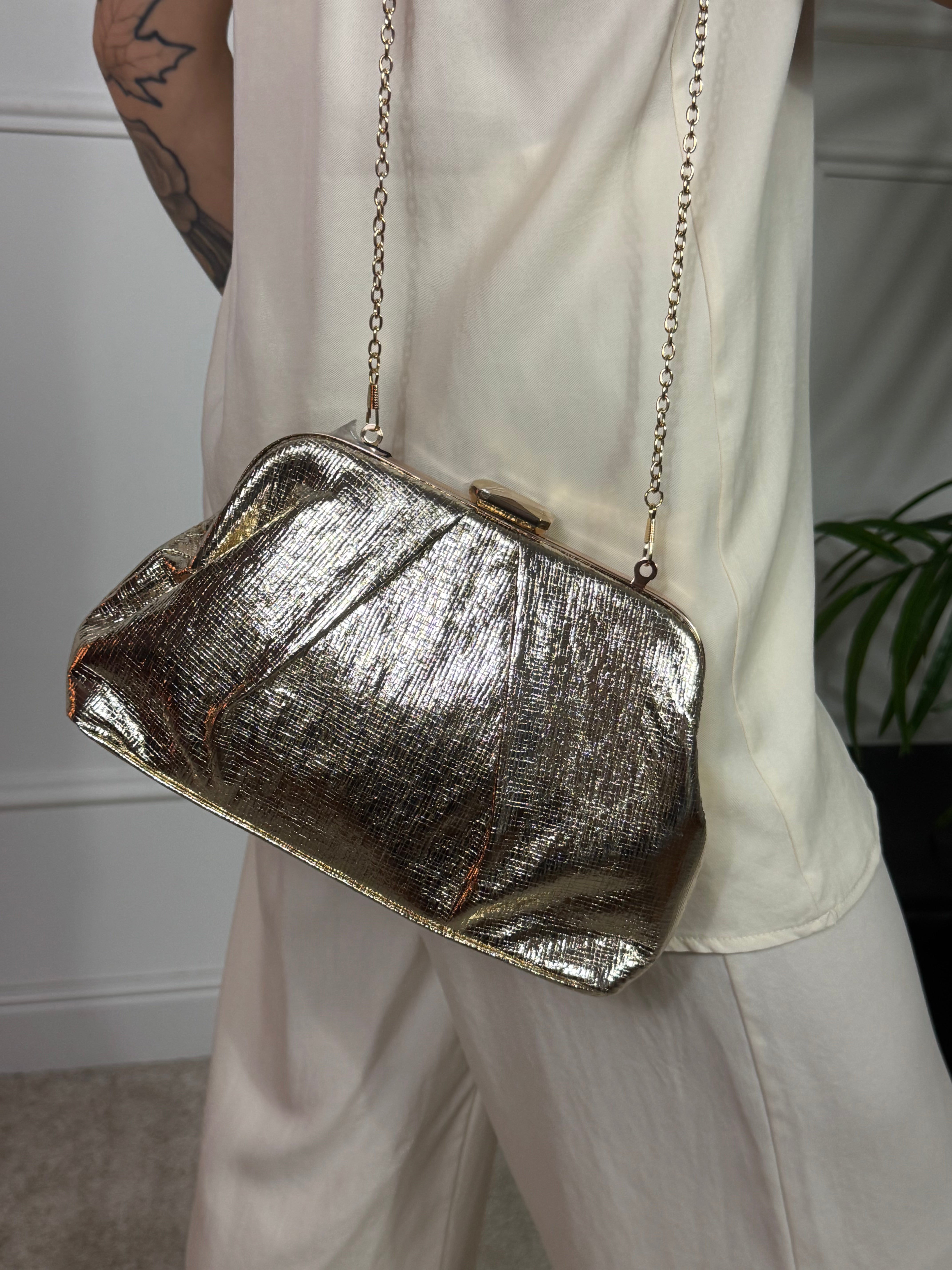 Borsa pochette clutch tracollina Susy Mix  LISCIA VINTAGE