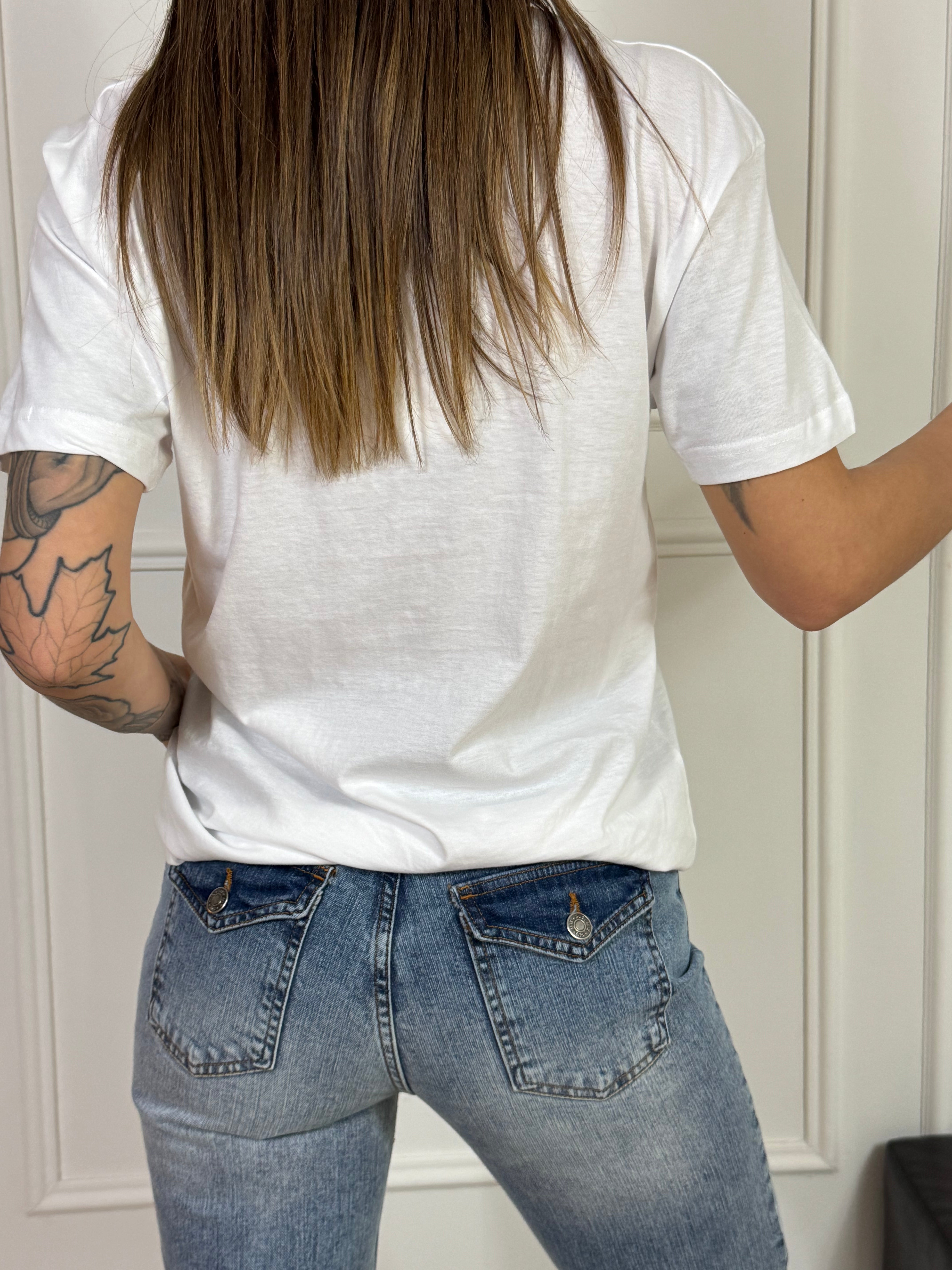 T-shirt con scritta Susy Mix OGGI NON CE LA FACCIO A FARCELA