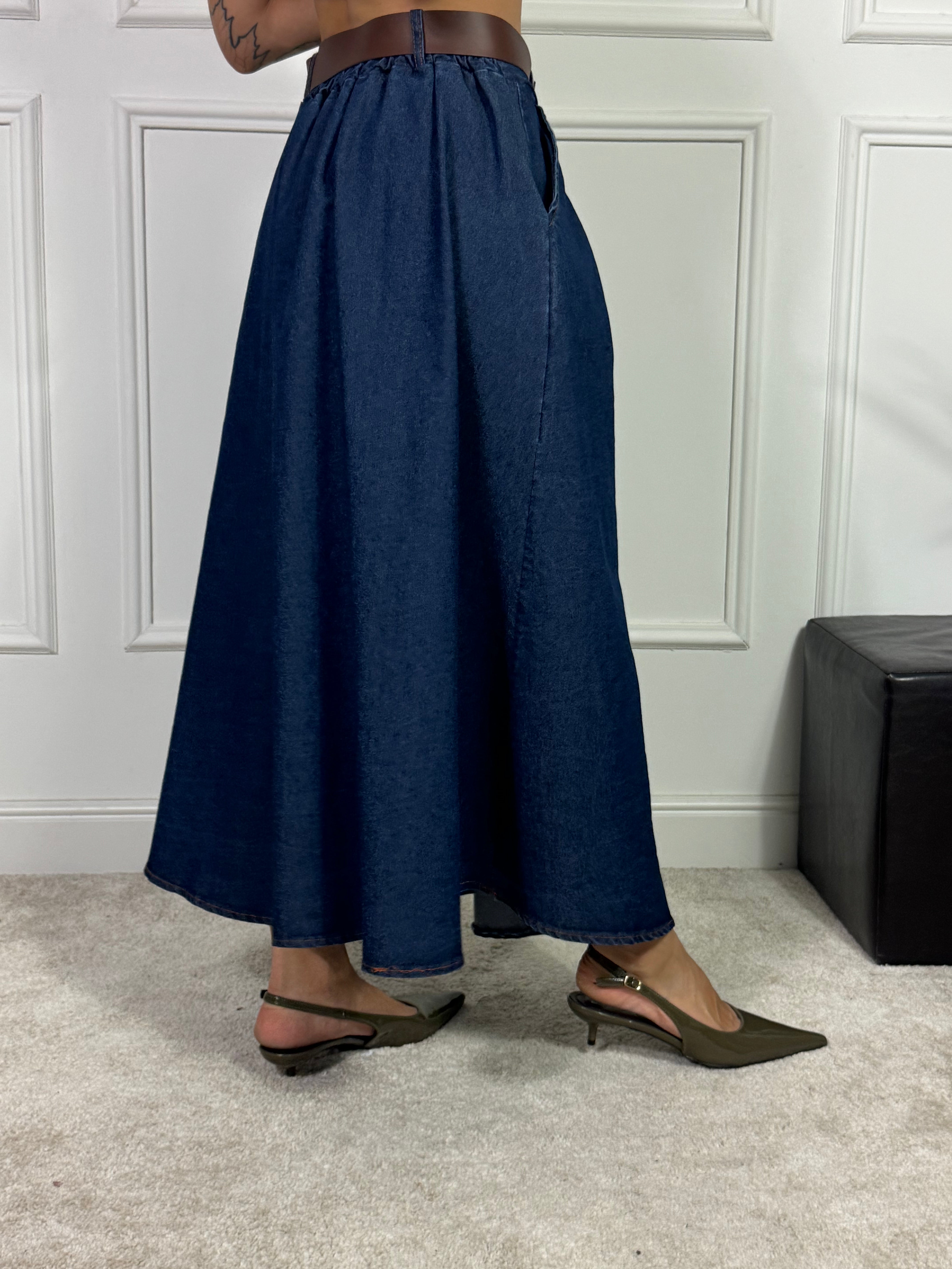 GONNA in jeans chambray Victoria ILMH denim scuro