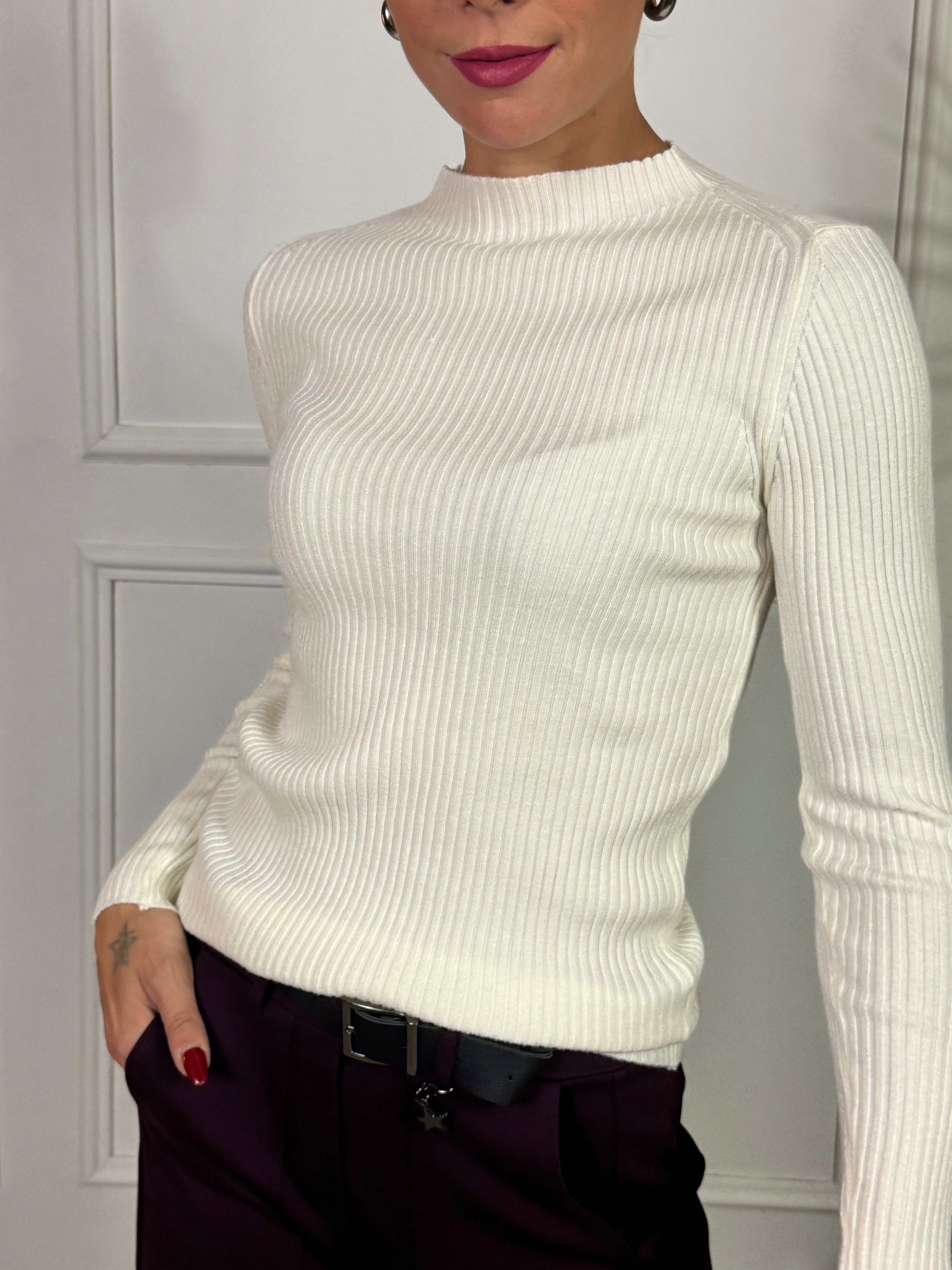 Maglia costina Susy Mix