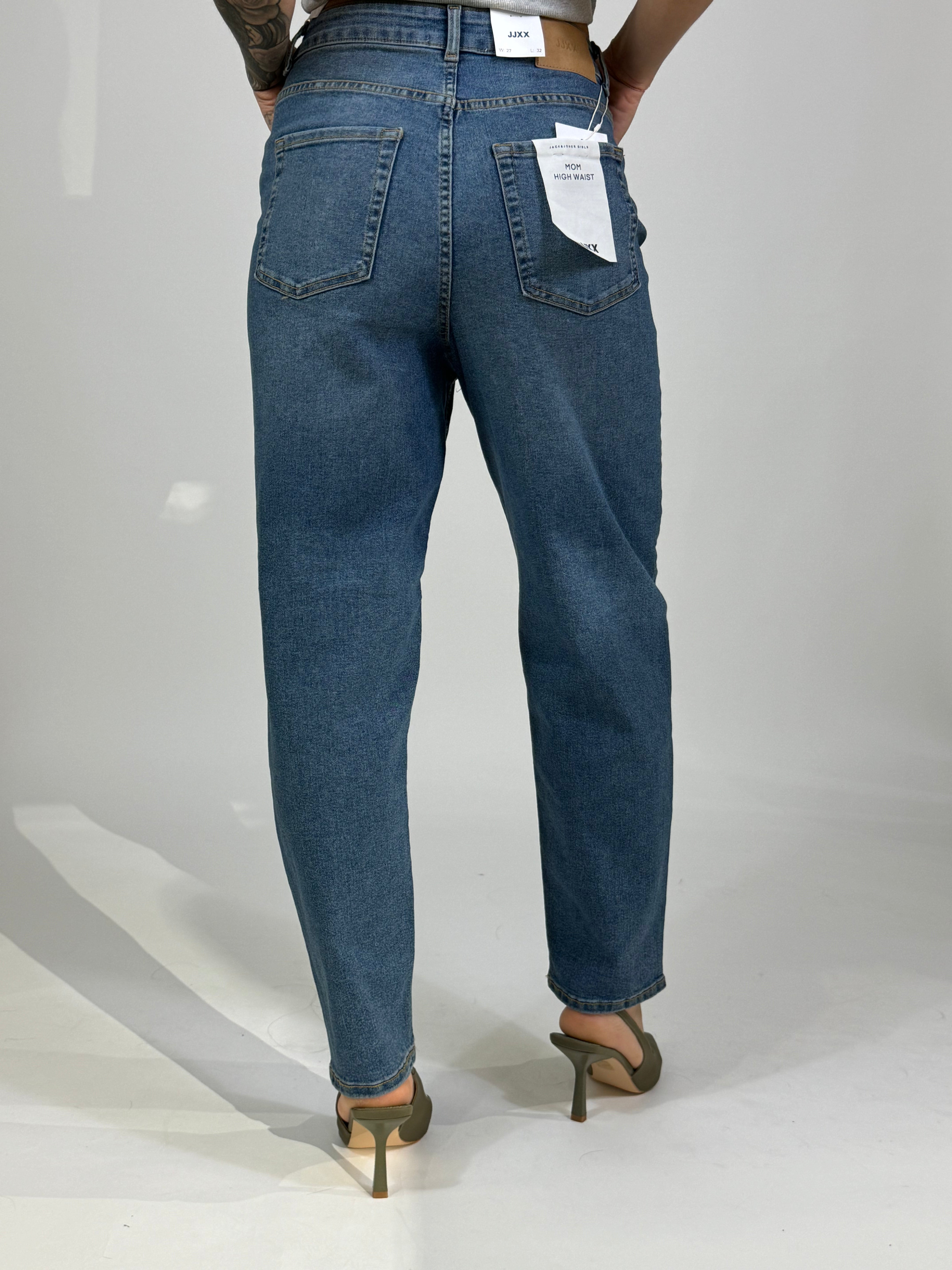 Jeans JJXX LISBON MOM HIGH WAIST - Medium blue denim