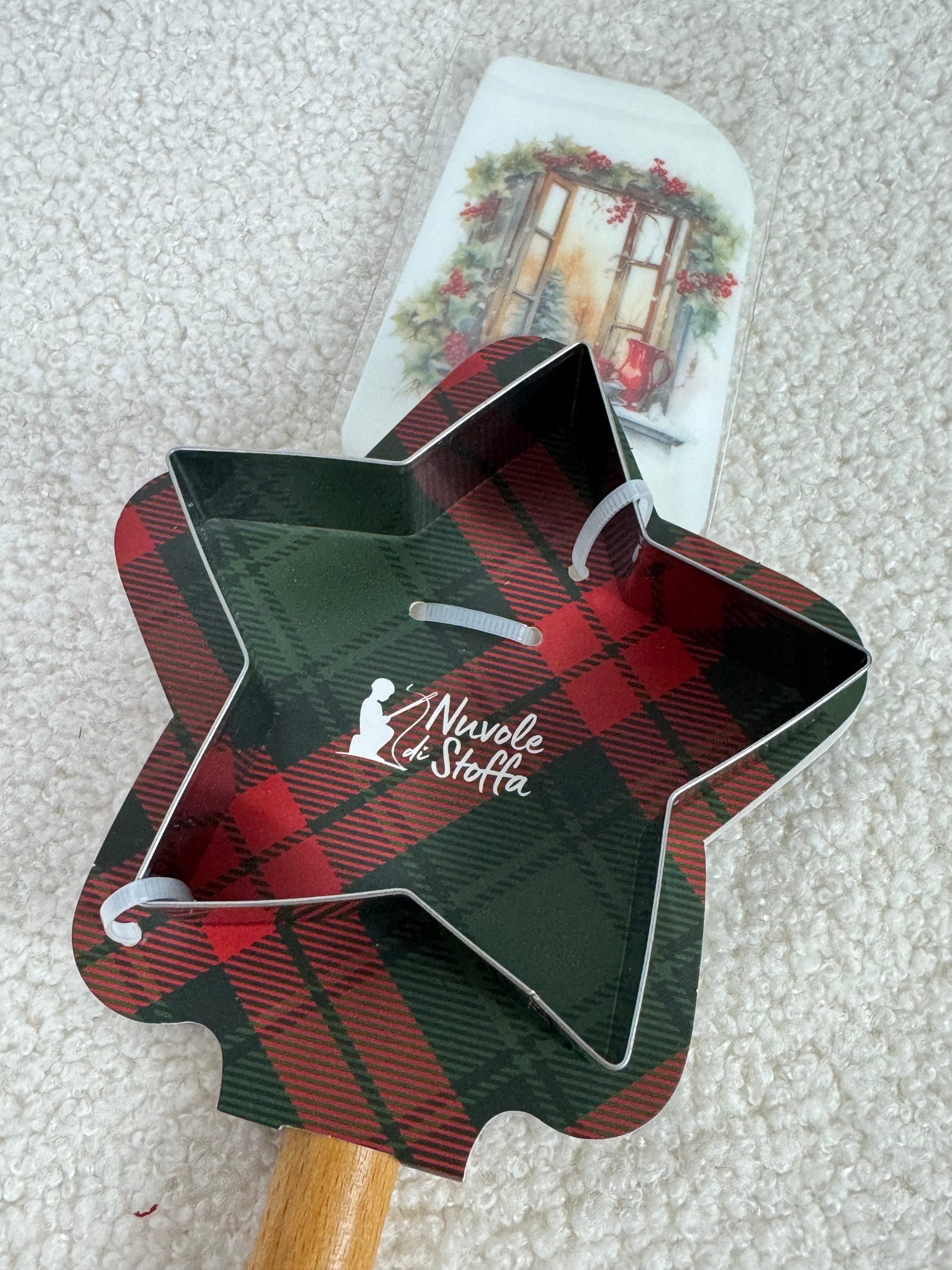 Spatola con 1 stampo dolci