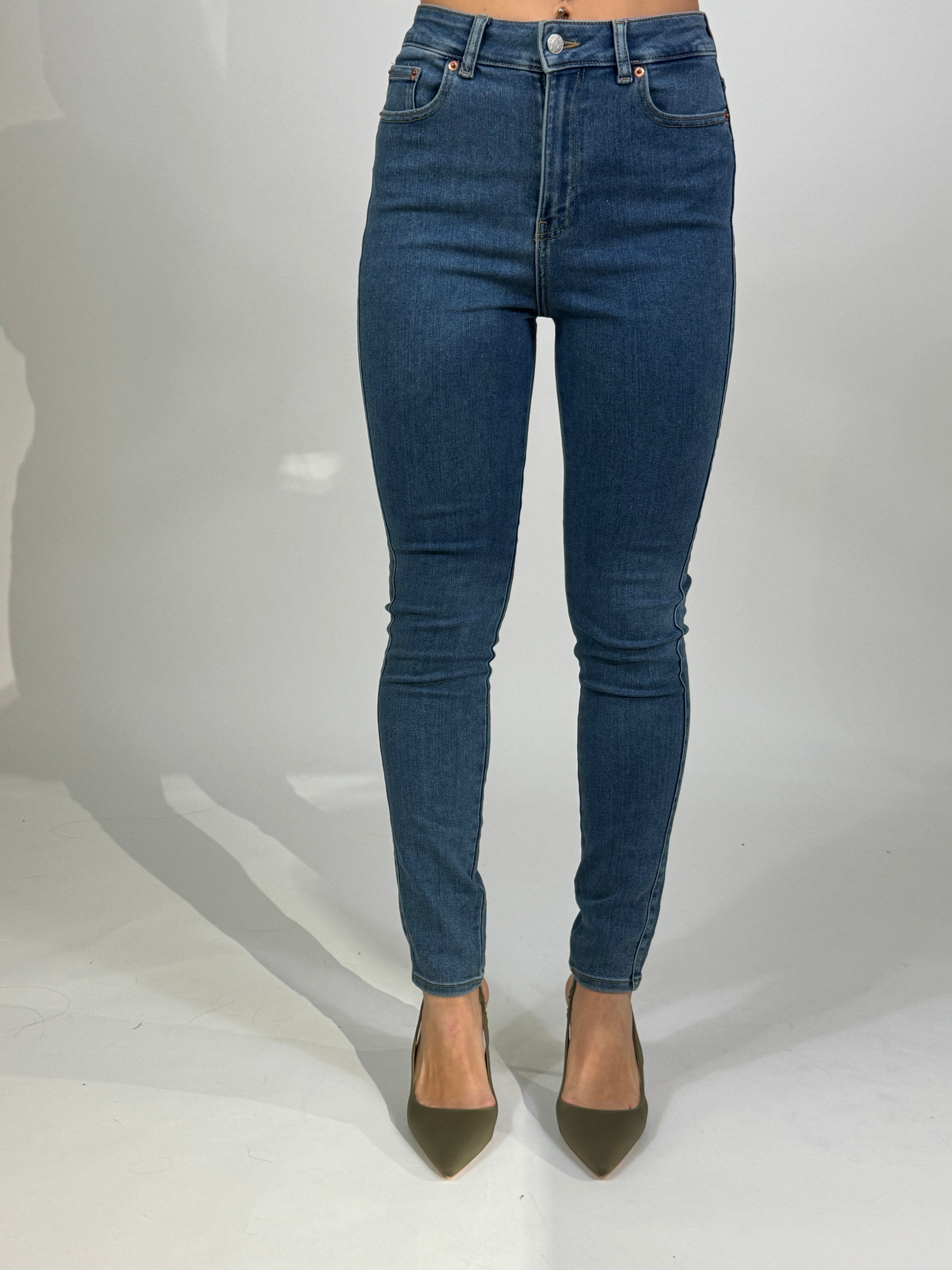 Jeans JJXX VIENNA SKINNY HIGH WAIST - Medium blue denim