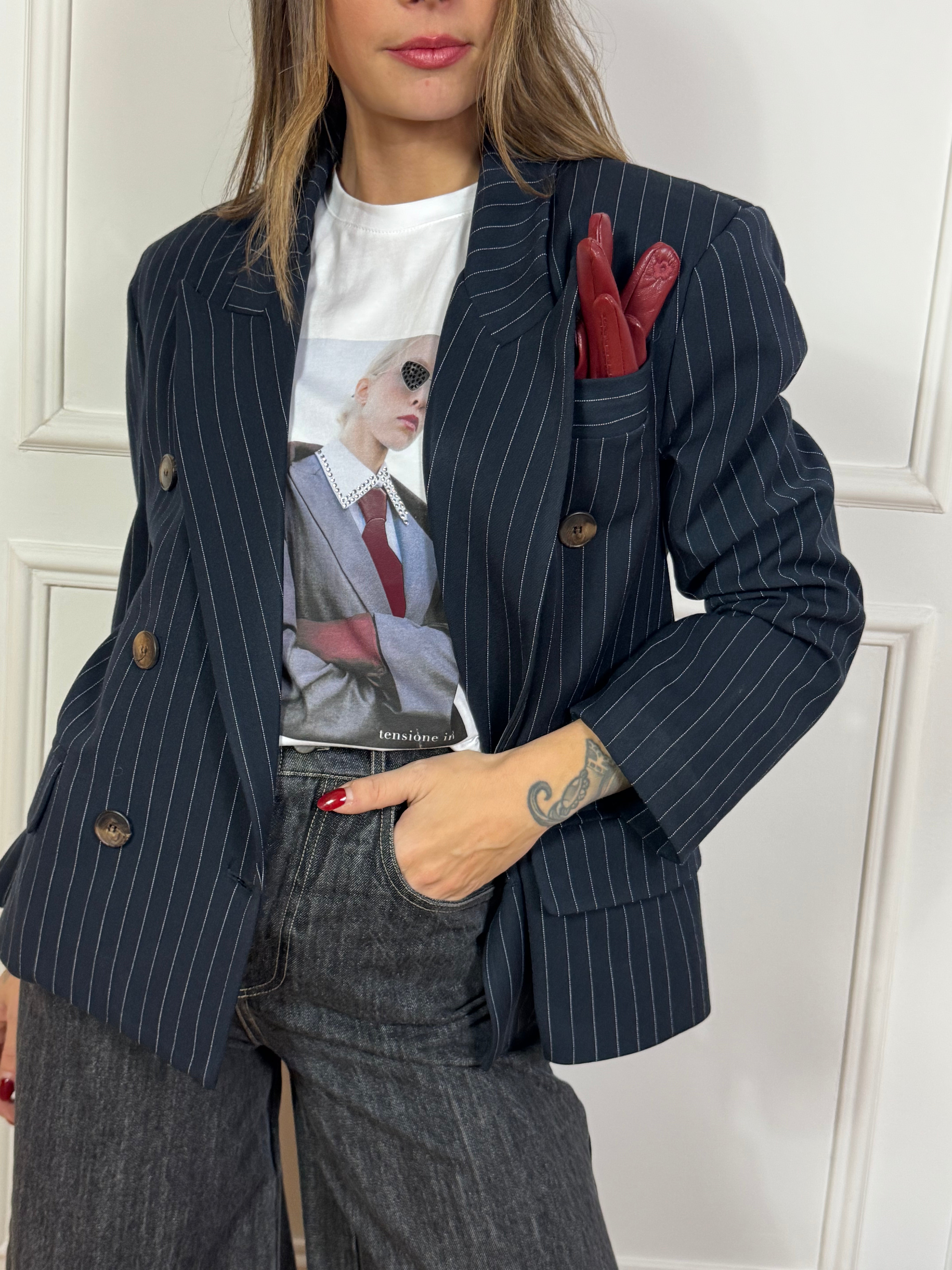 Giacca blazer GESSATA Tensione In CON GUANTI