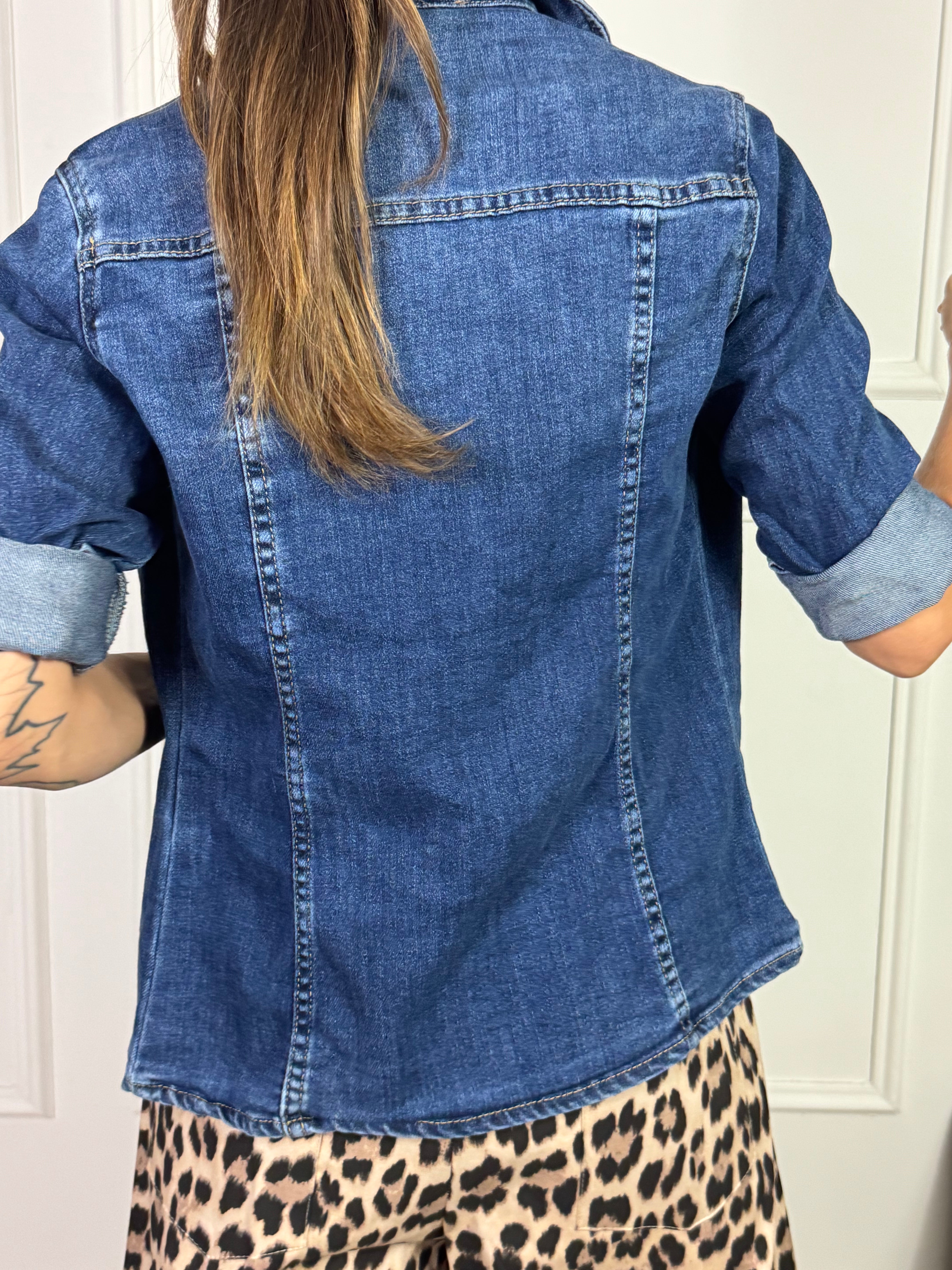 CAMICIA / GIACCA Victoria ILMH di jeans con TASCHINI
