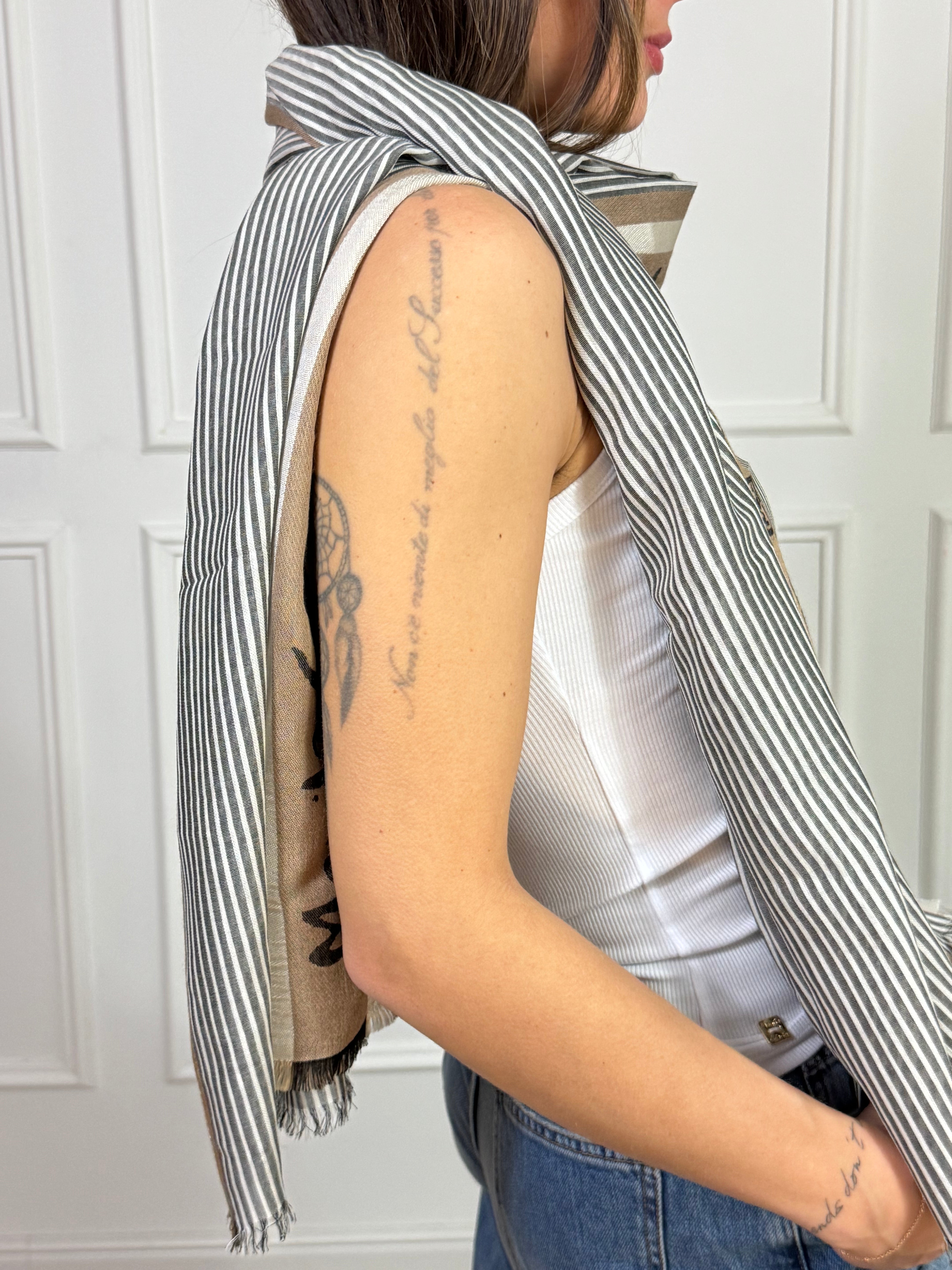 Sciarpa foulard JACQUARD Manila Grace - S6JF610VJ - RIGHINE