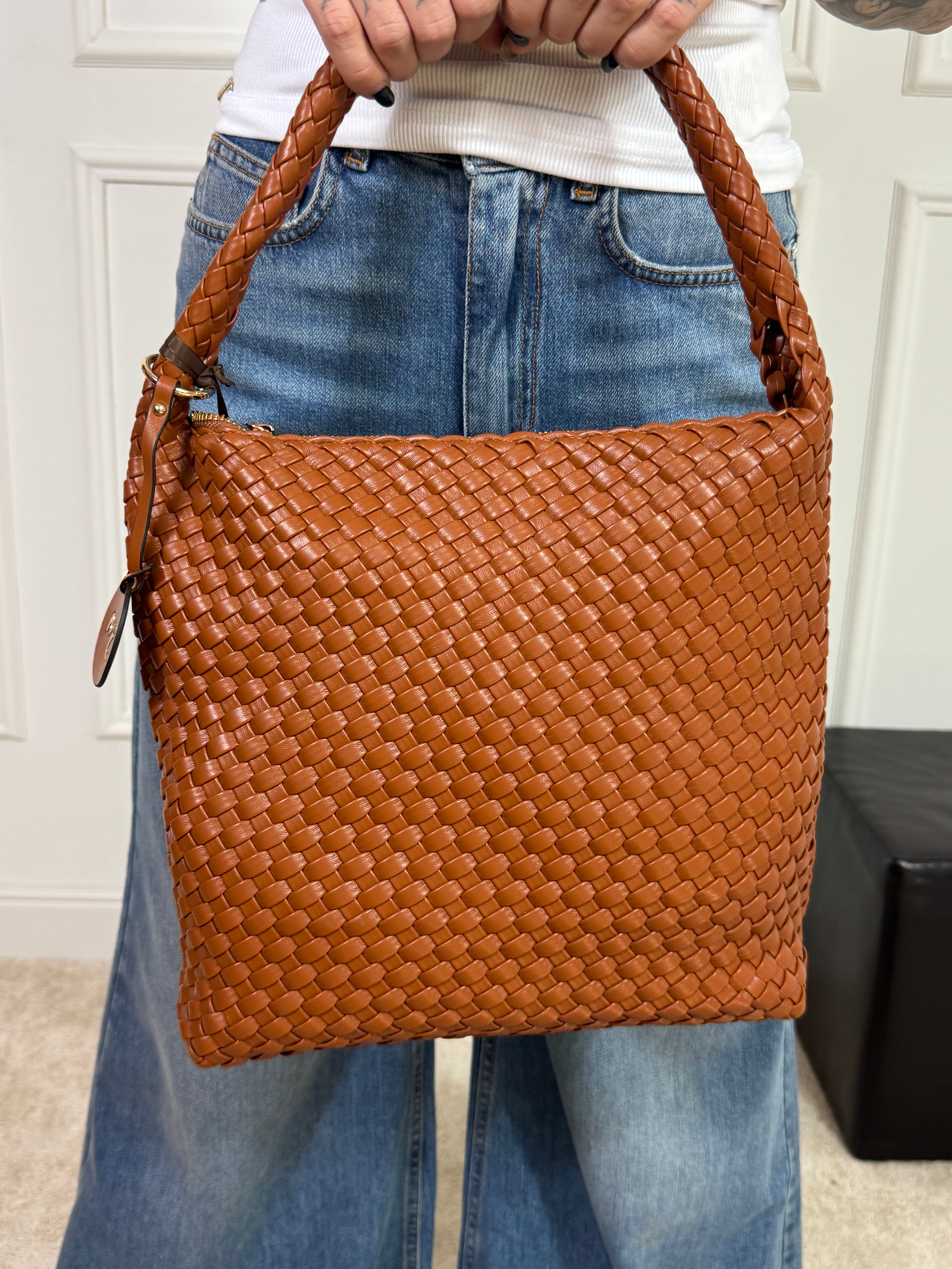 Borsa Manila Grace SECCHIELLO BAG ECOPELLE INTRECCIATA - ART. B820EU