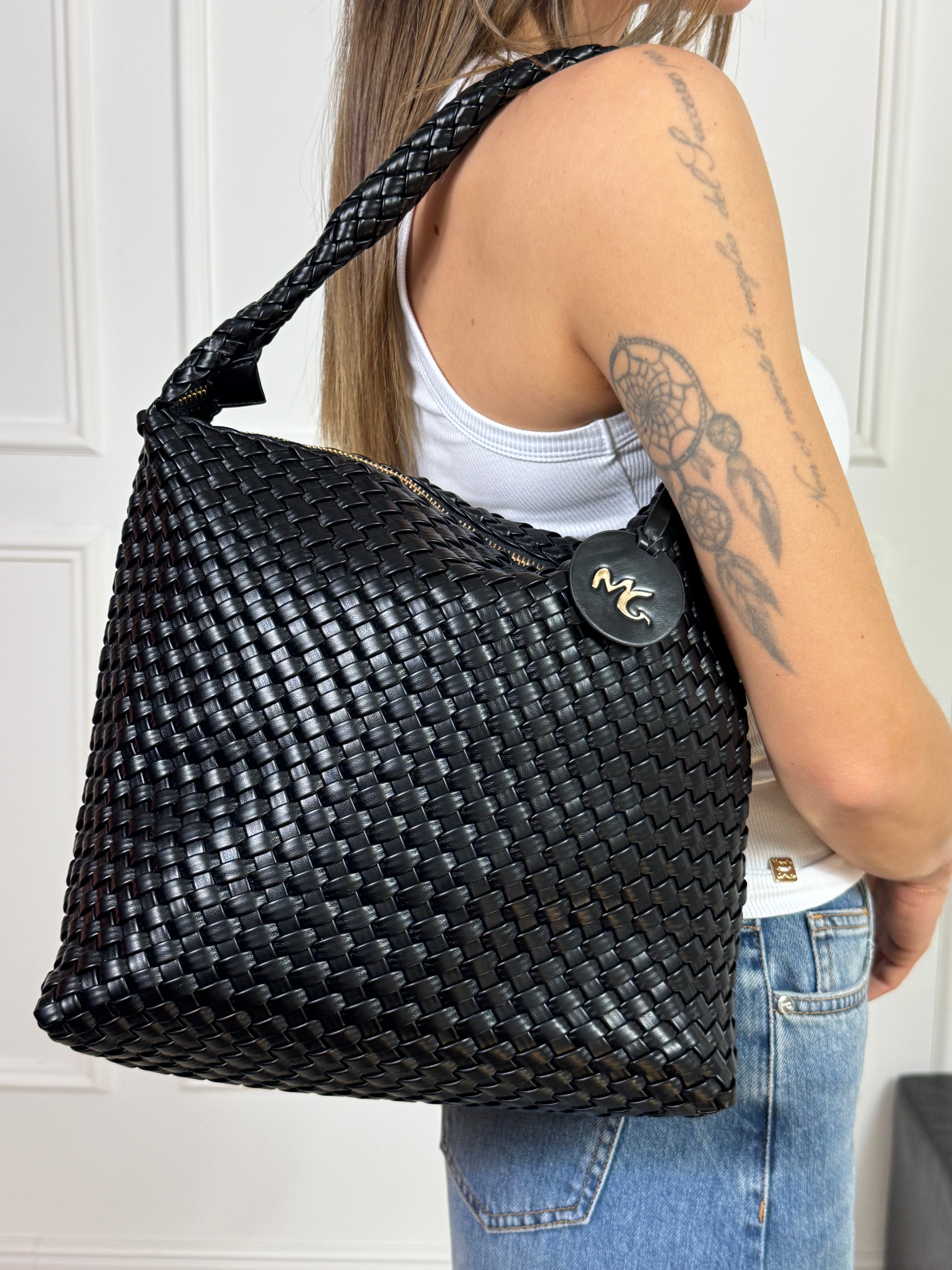 Borsa Manila Grace SECCHIELLO BAG ECOPELLE INTRECCIATA - ART. B820EU