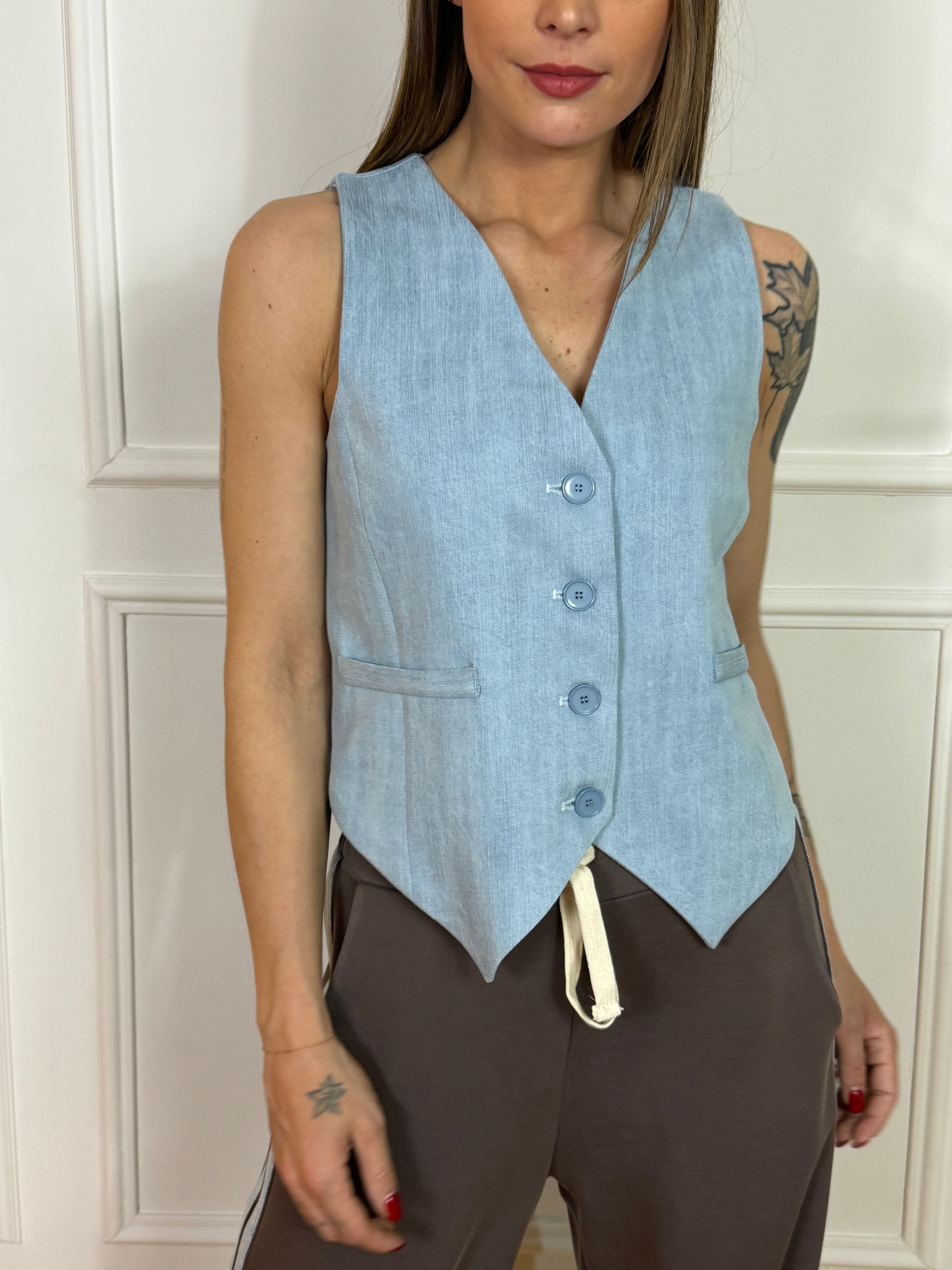 Gilet Tensione In AZZURRO