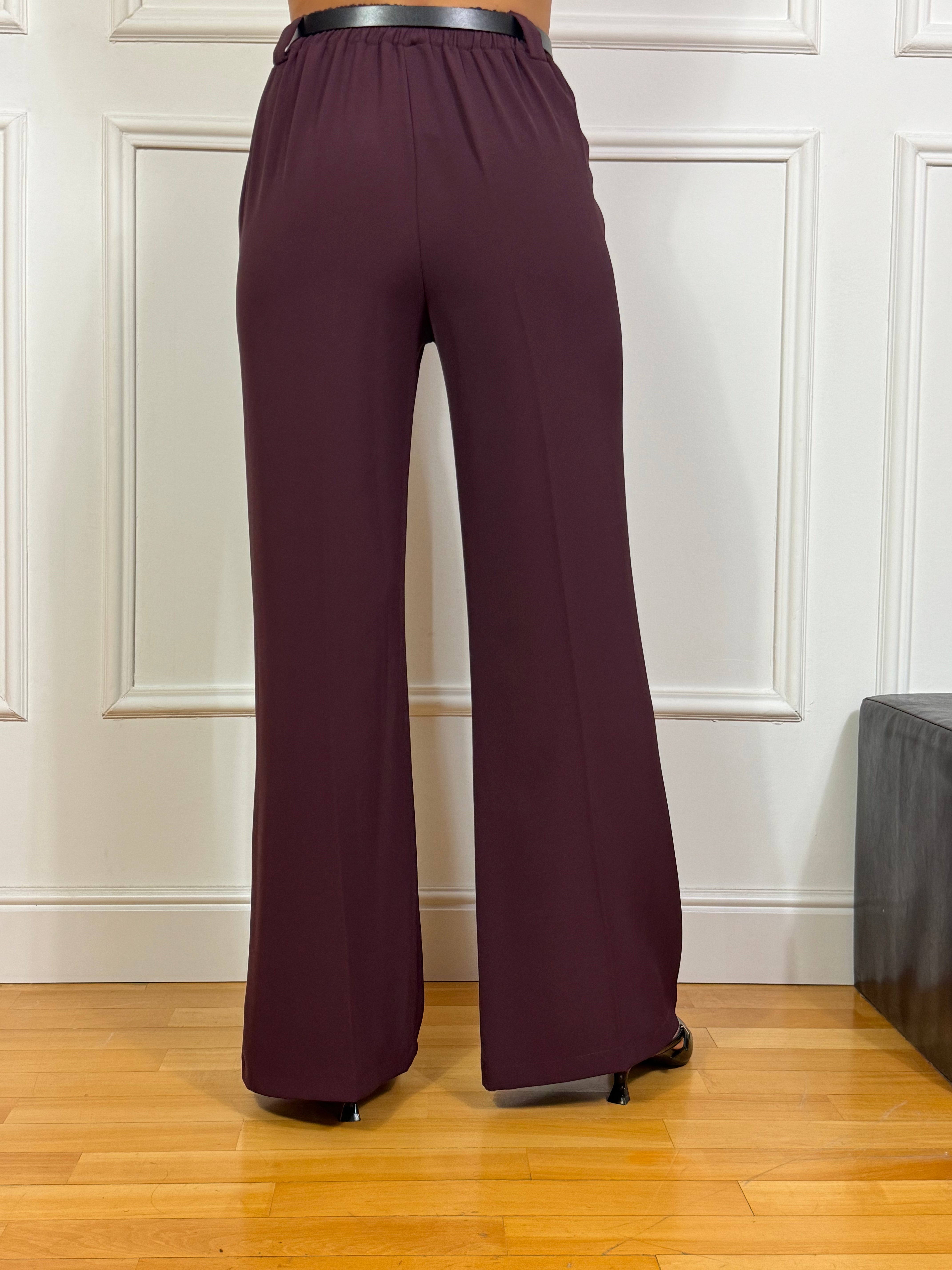 Pantalone fluido Susy Mix con cinturina