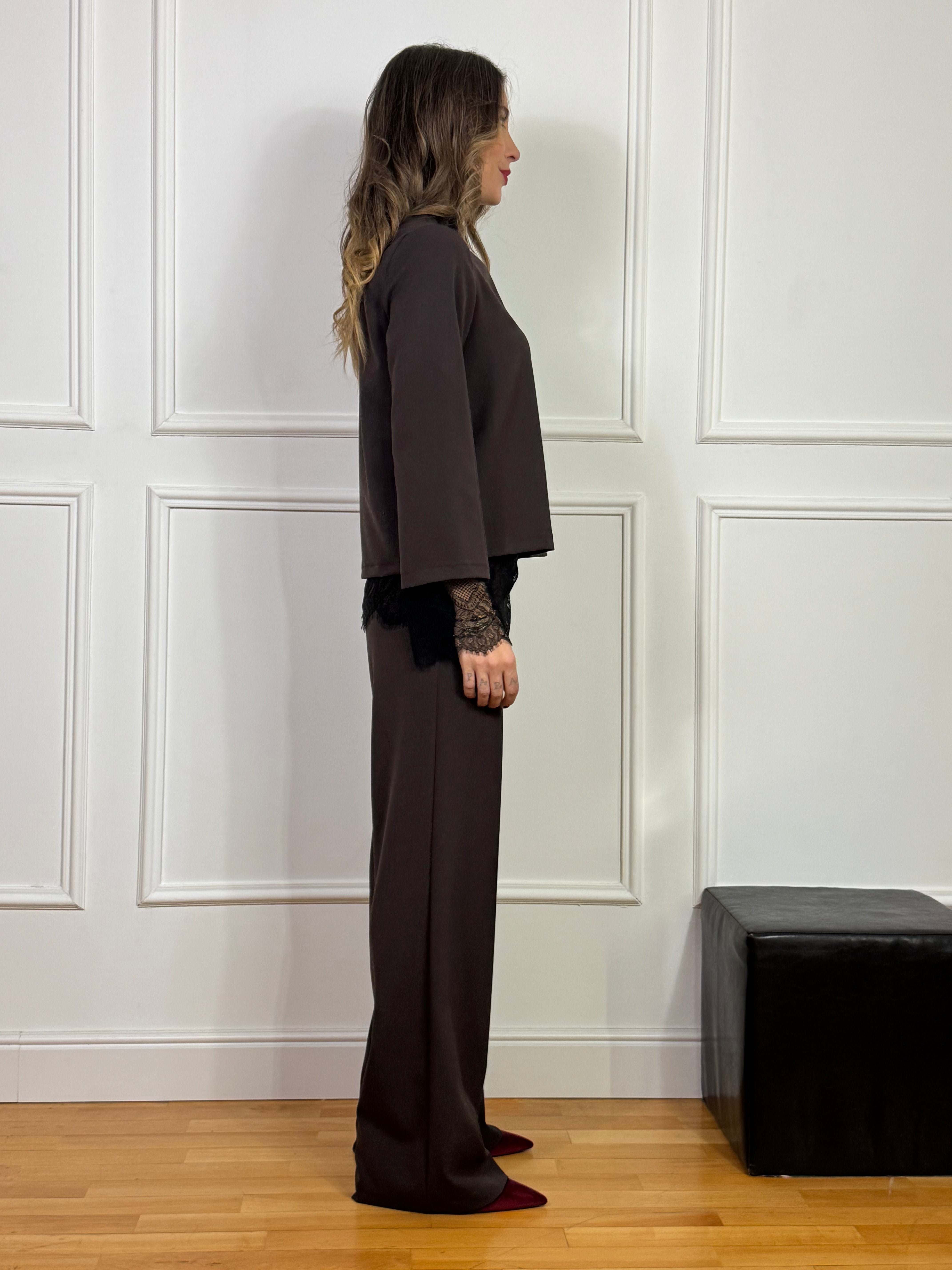 Pantalone Susy Mix con FUSCIACCA IN PIZZO