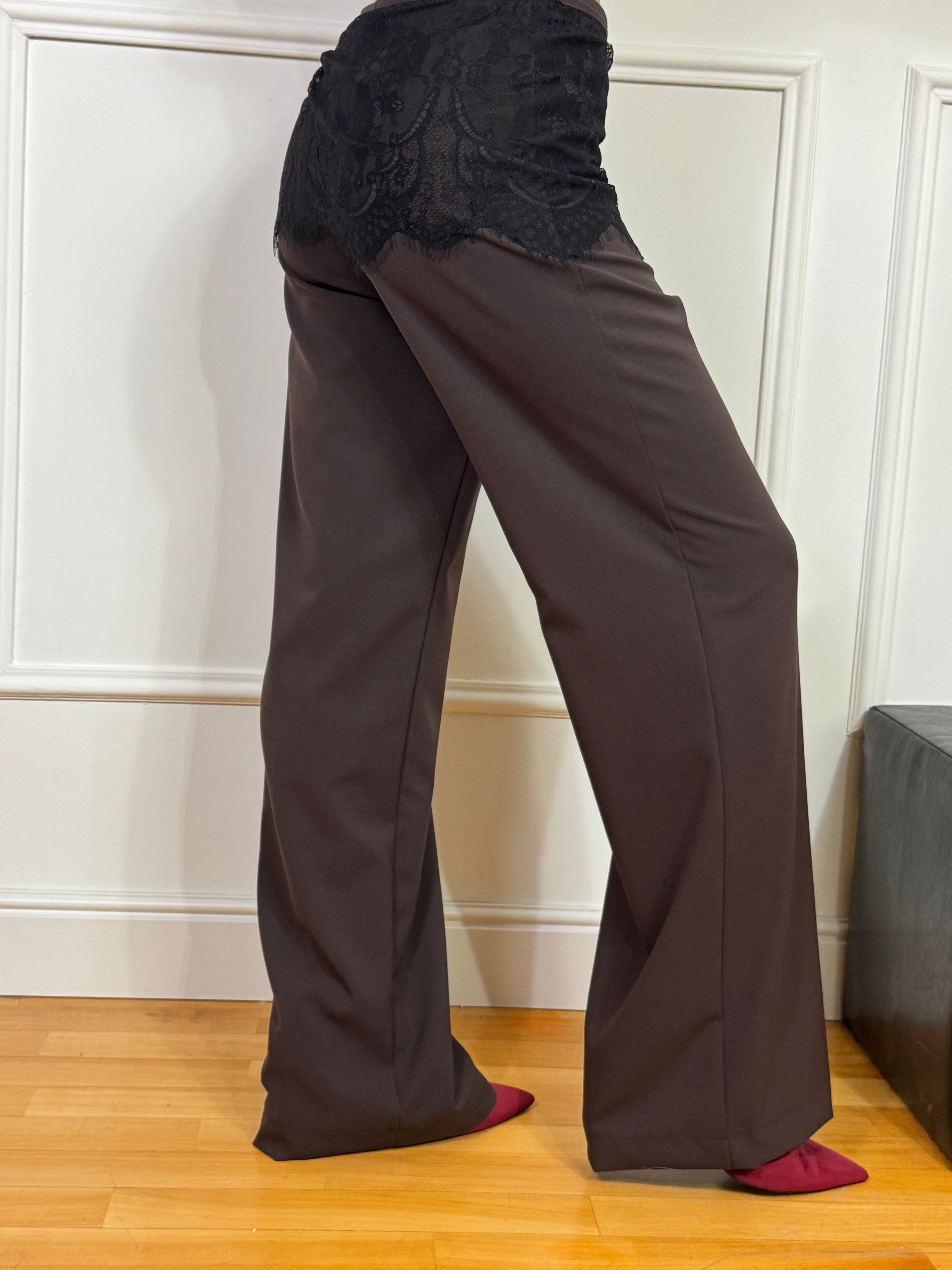 Pantalone Susy Mix con FUSCIACCA IN PIZZO
