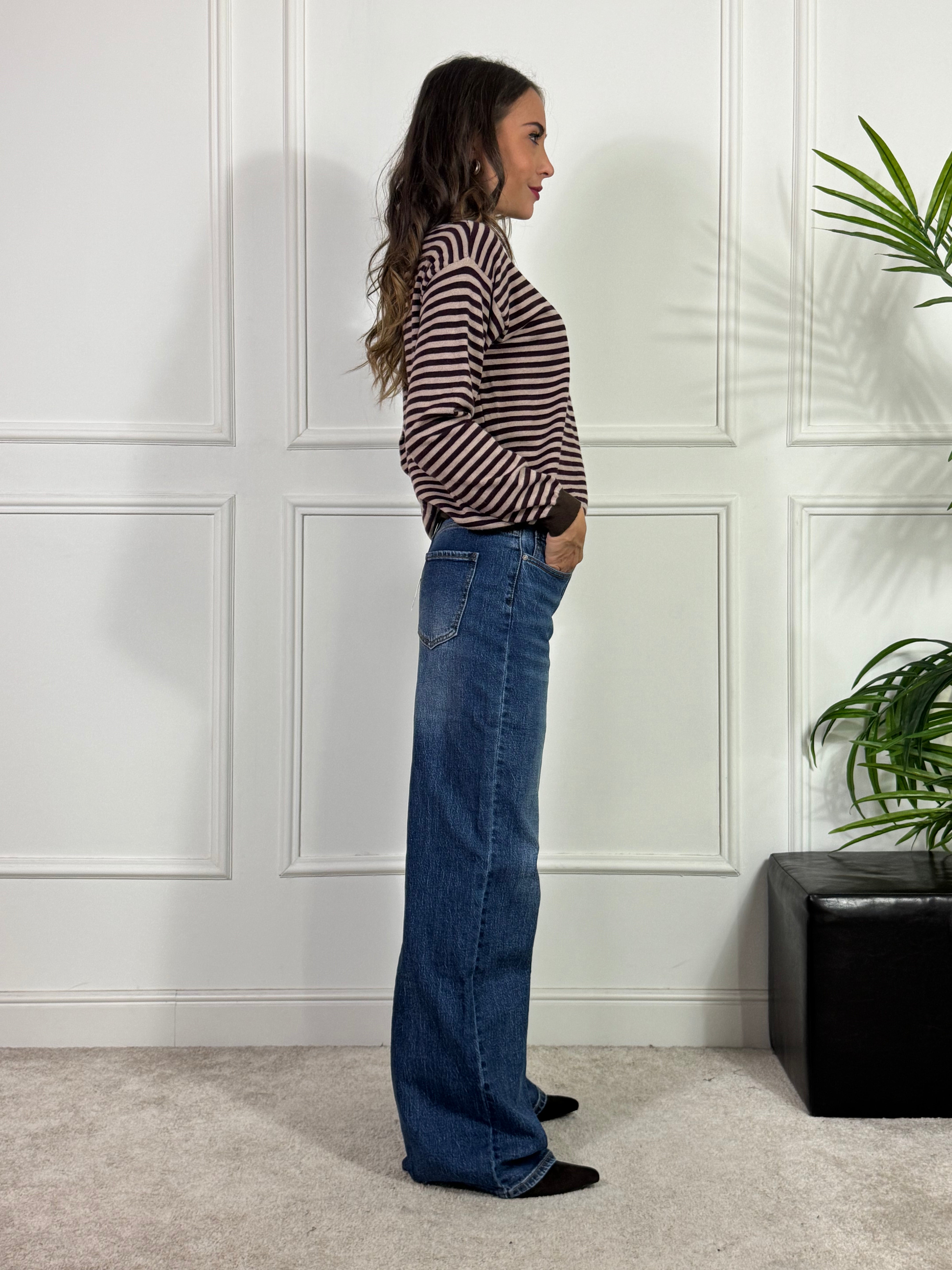 JEANS Victoria ILMH PALAZZO - MEDIUM BLUE