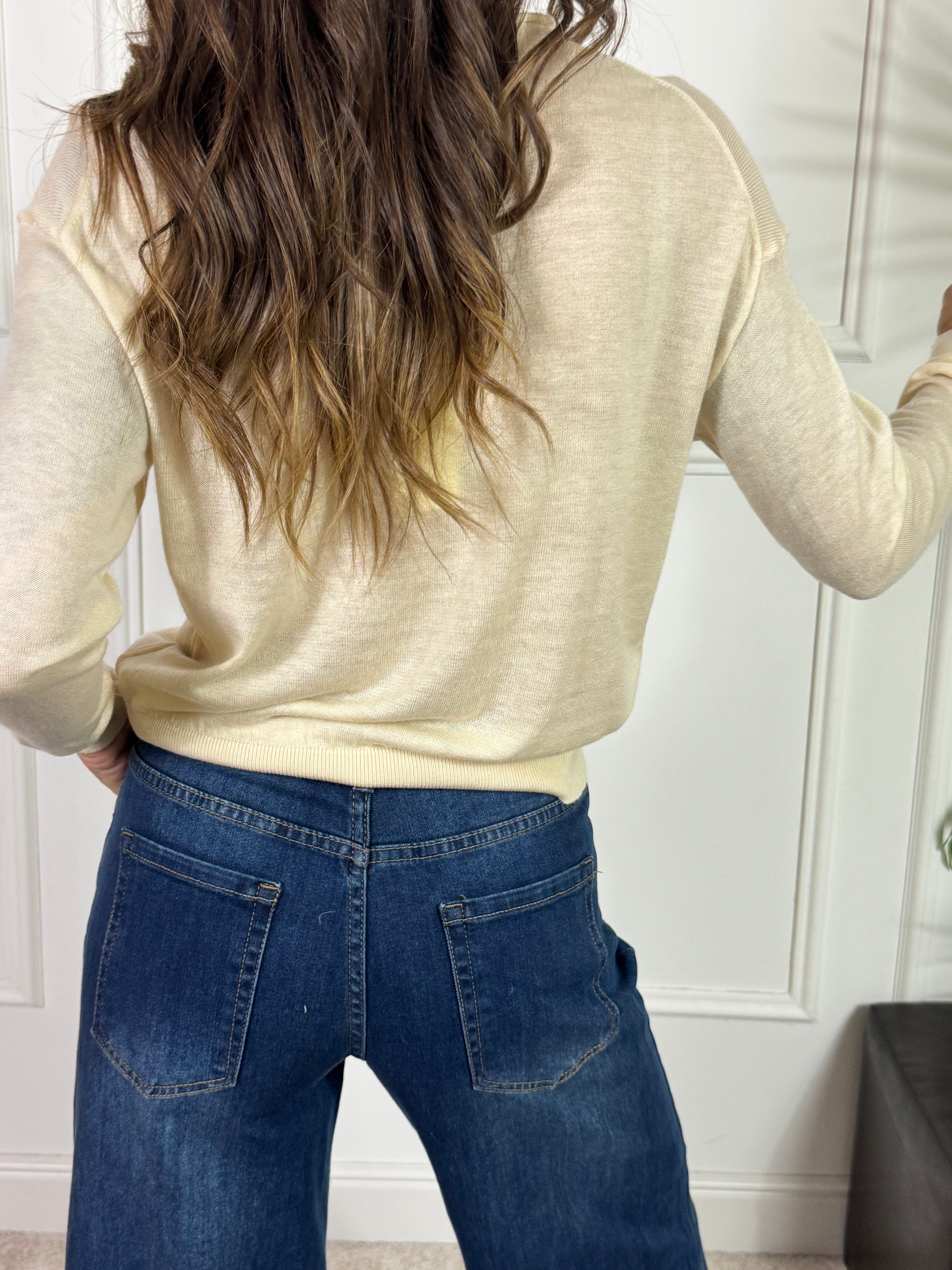 Maglia girocollo arrotolato Victoria ILMH basic