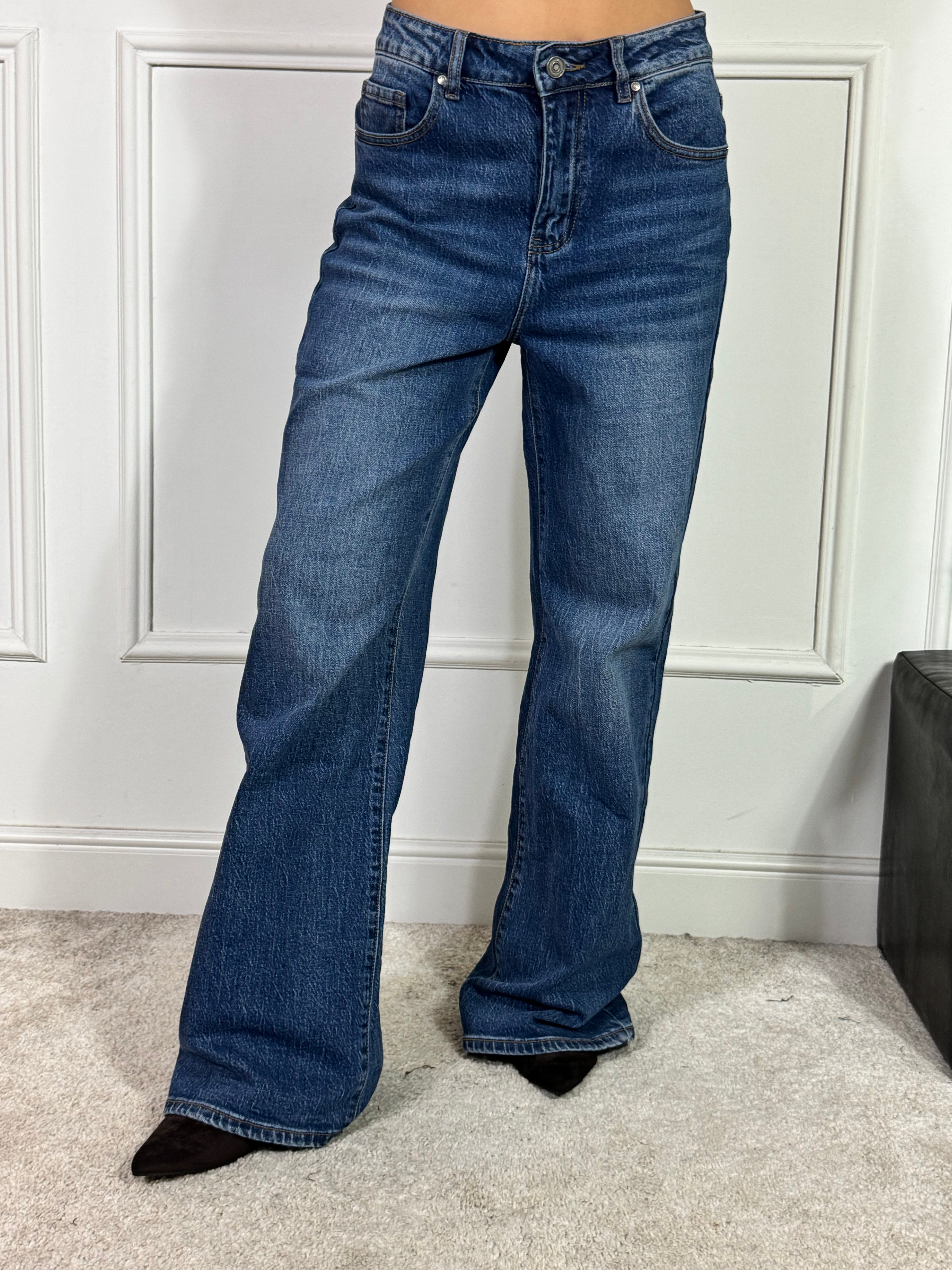 JEANS Victoria ILMH PALAZZO - MEDIUM BLUE